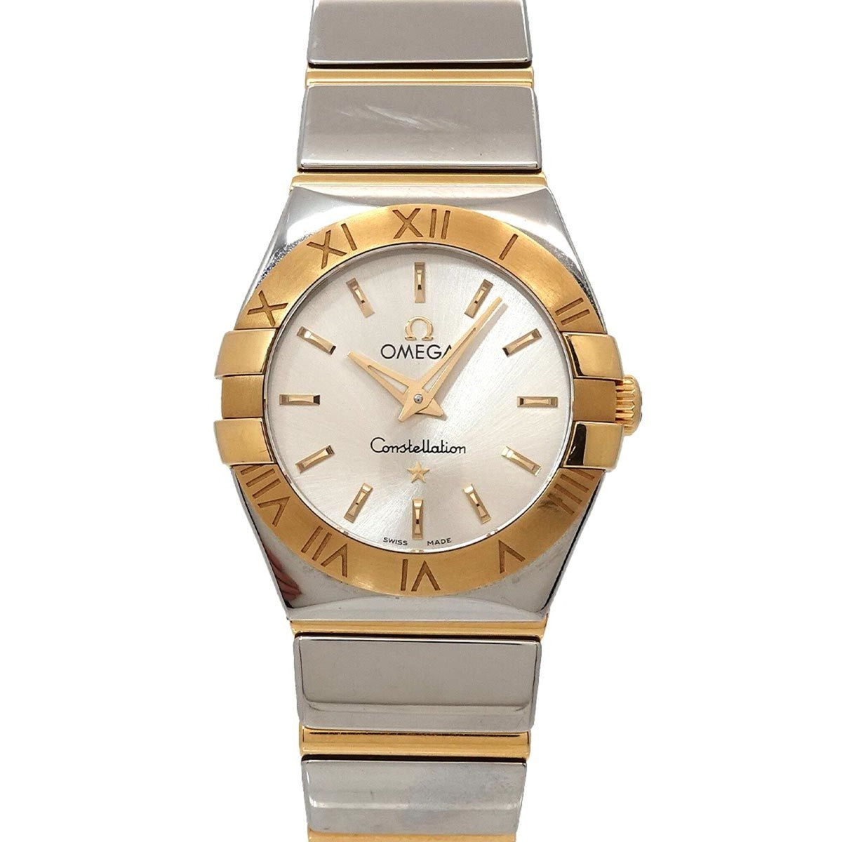 Omega Constellation Brushed 123 20 24 60 02 002 Silver Dial 24mm Watch