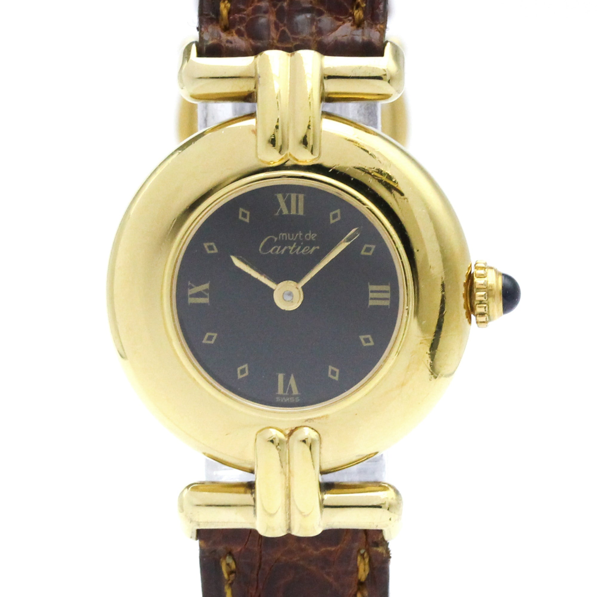 Cartier Colisee 590002 Black Dial 24mm Watch