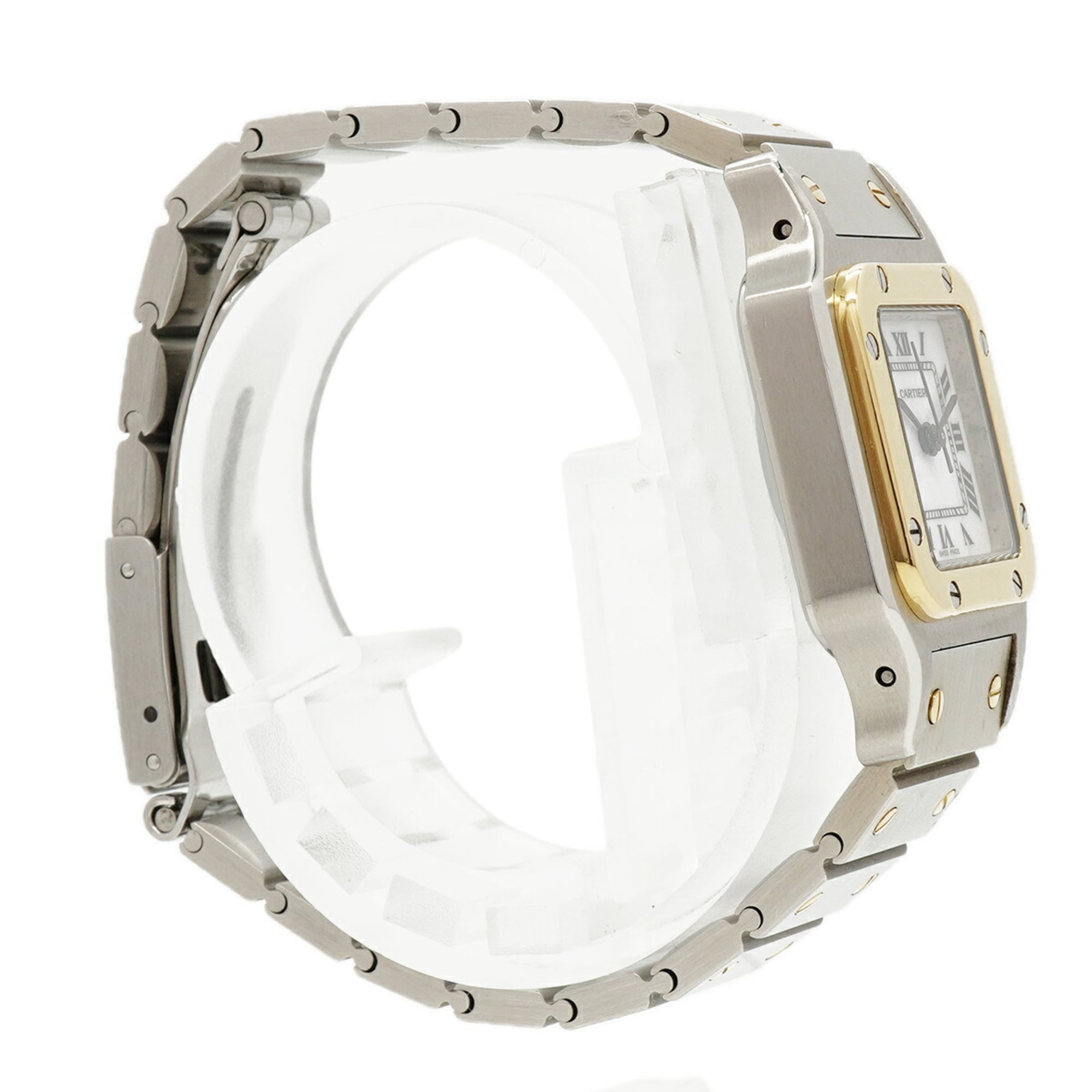 Cartier Santos Galbee SM White Dial Women's Watch