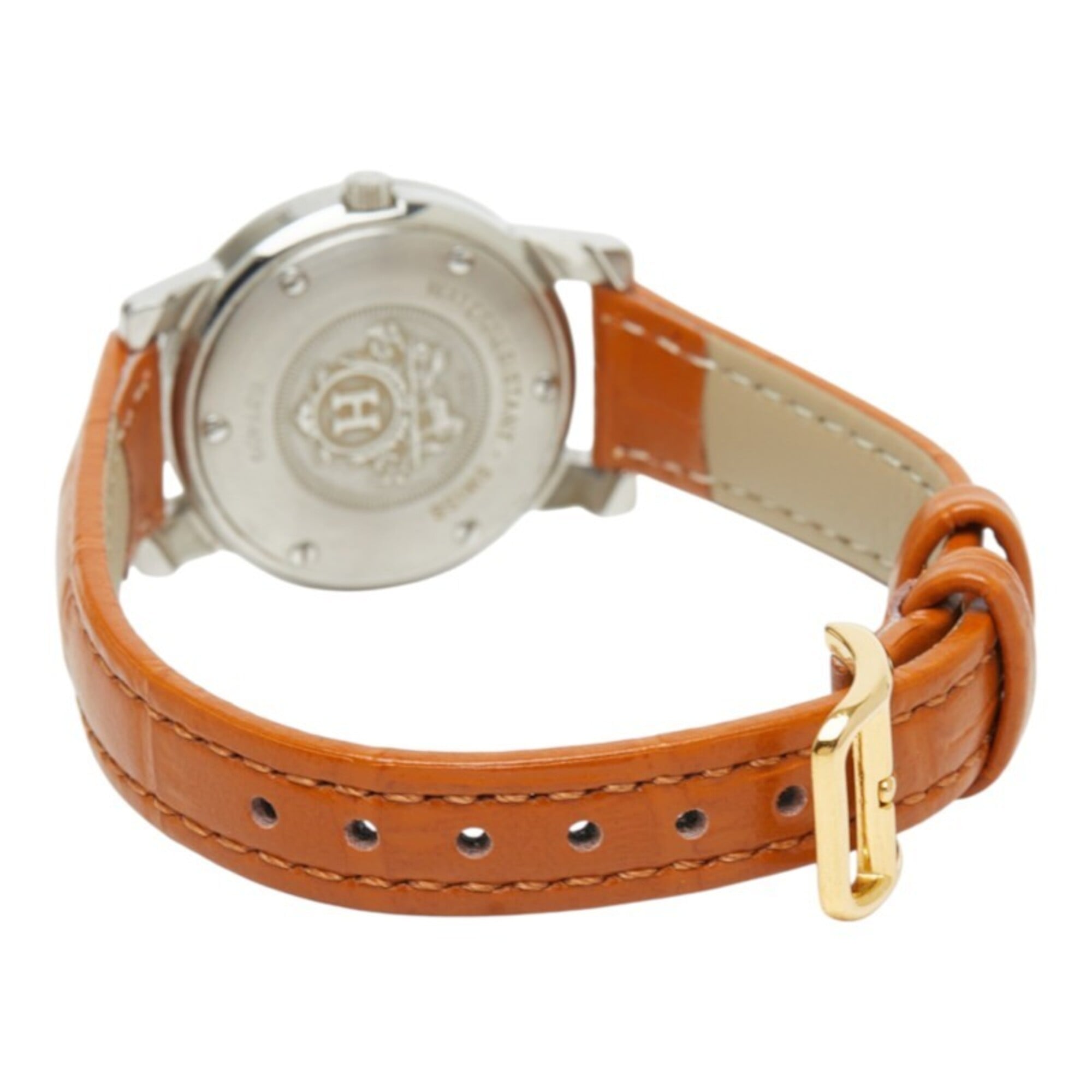 Montre Hermes Carrick Blanc avec cadran de 26 mm