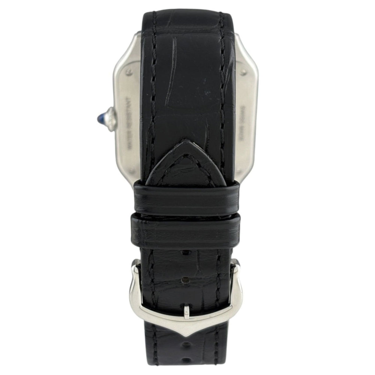 Cartier Santos Dumont LM WSSA0046 Schwarz Zifferblatt 32 mm Uhr