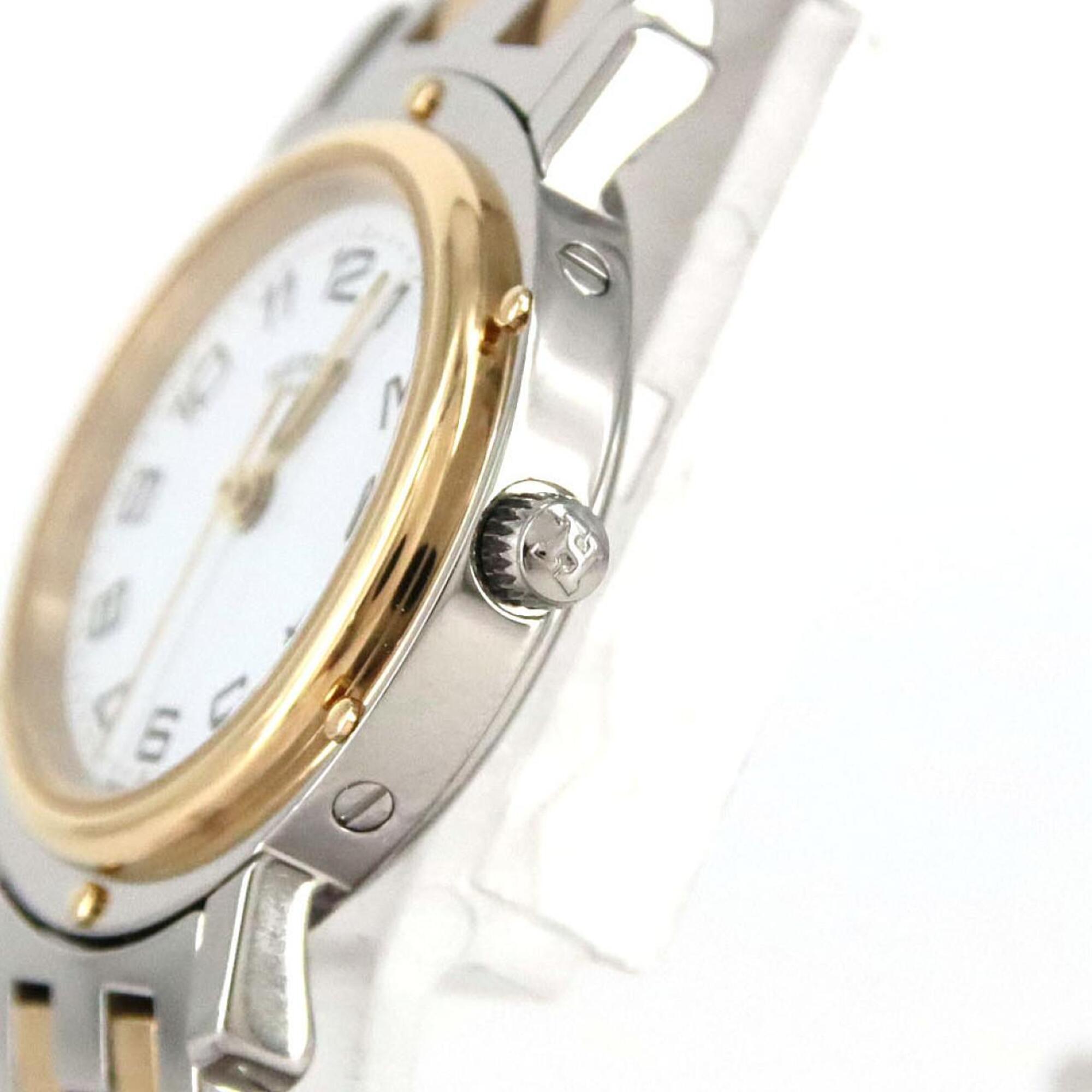 Hermes Clipper Combination CL4.220 White Dial 24mm Watch