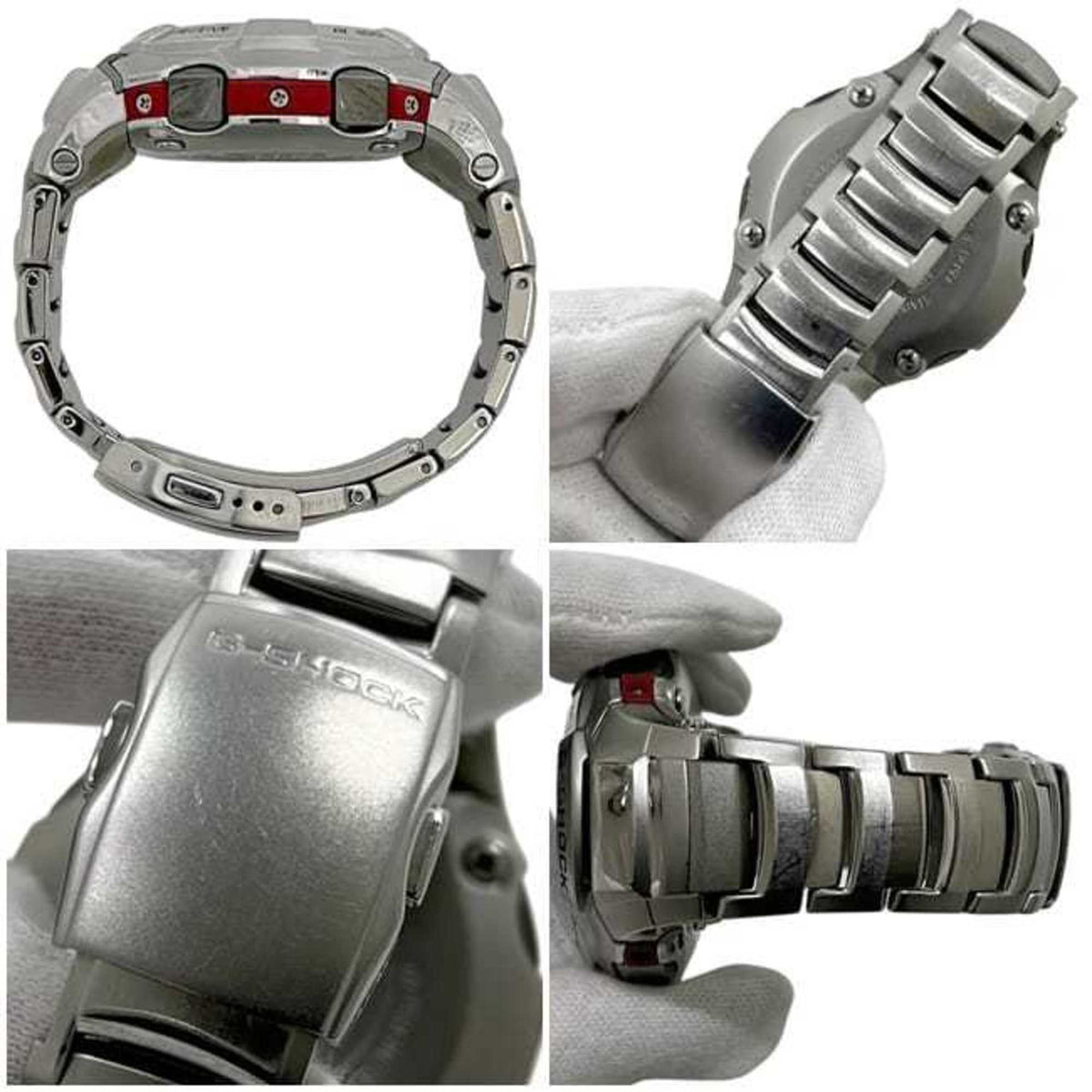 Casio The G Series Watch f-24971 Silver/Purple G-Shock GW-1210J Men's Stainless Steel Quartz CASIO Digital/Analog ec-24971