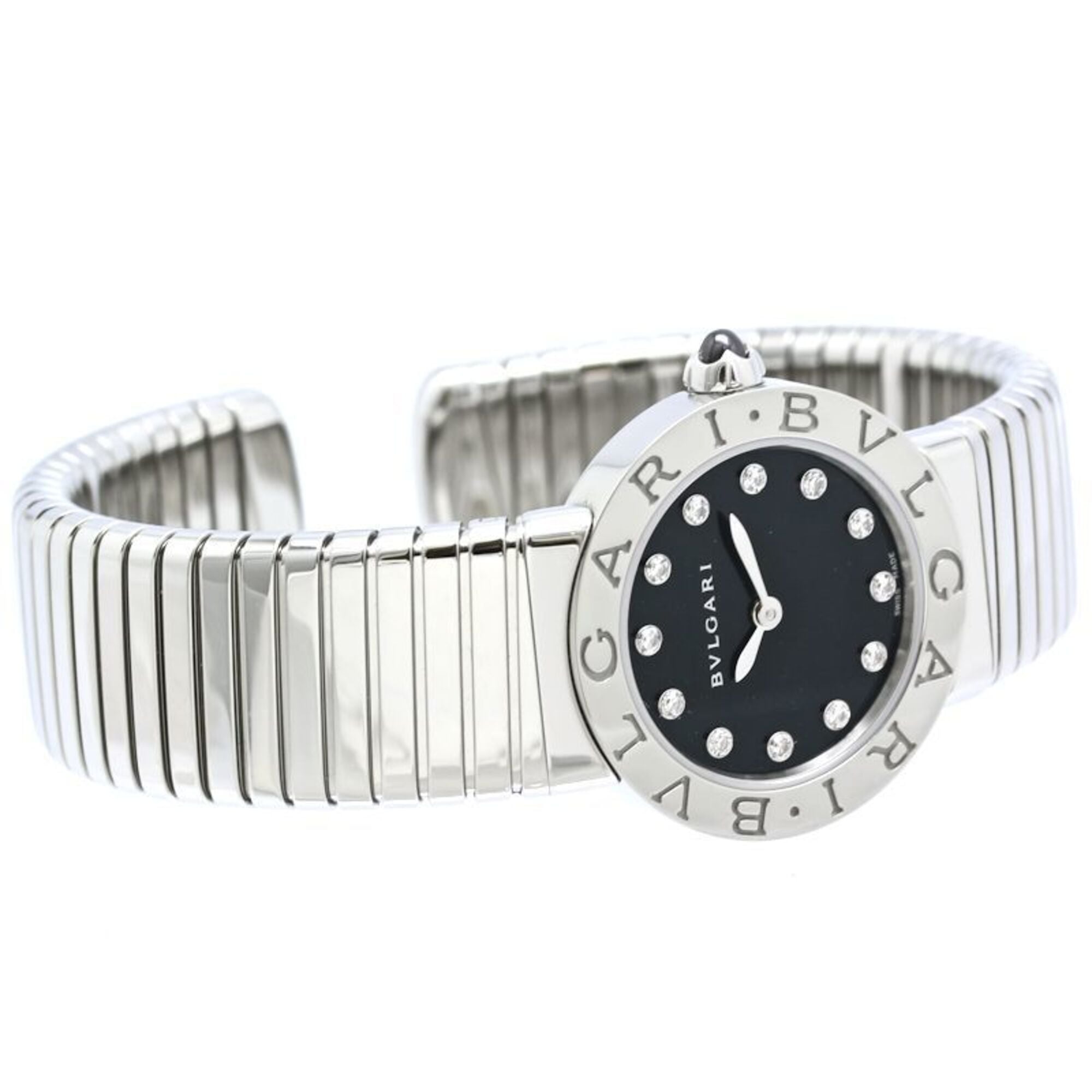 Bulgari Bulgari BBL262TBSS/12 BBL262TS Black Dial 26mm Watch