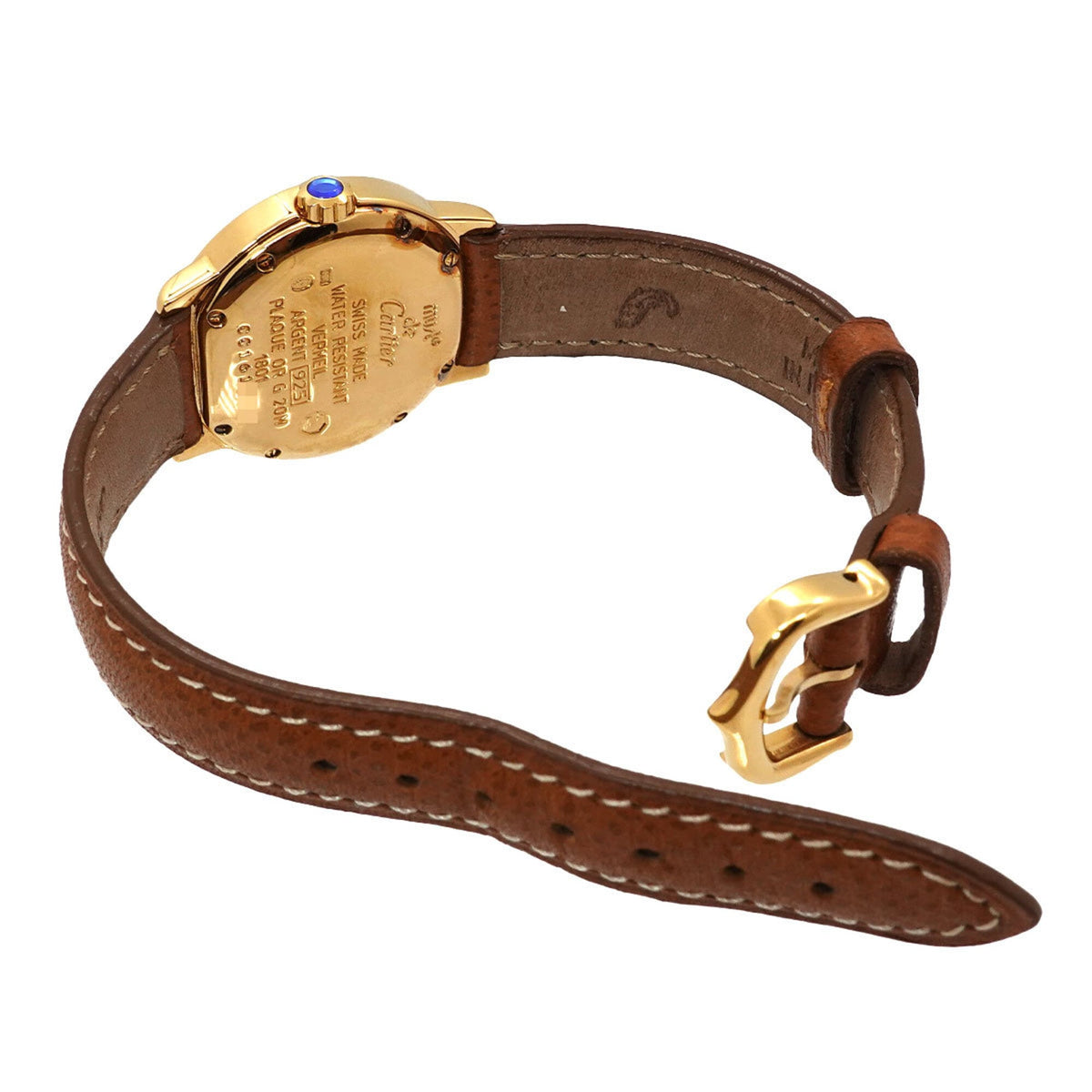 Cartier Must Ronde W1009143 horloge met witte wijzerplaat, 27 mm