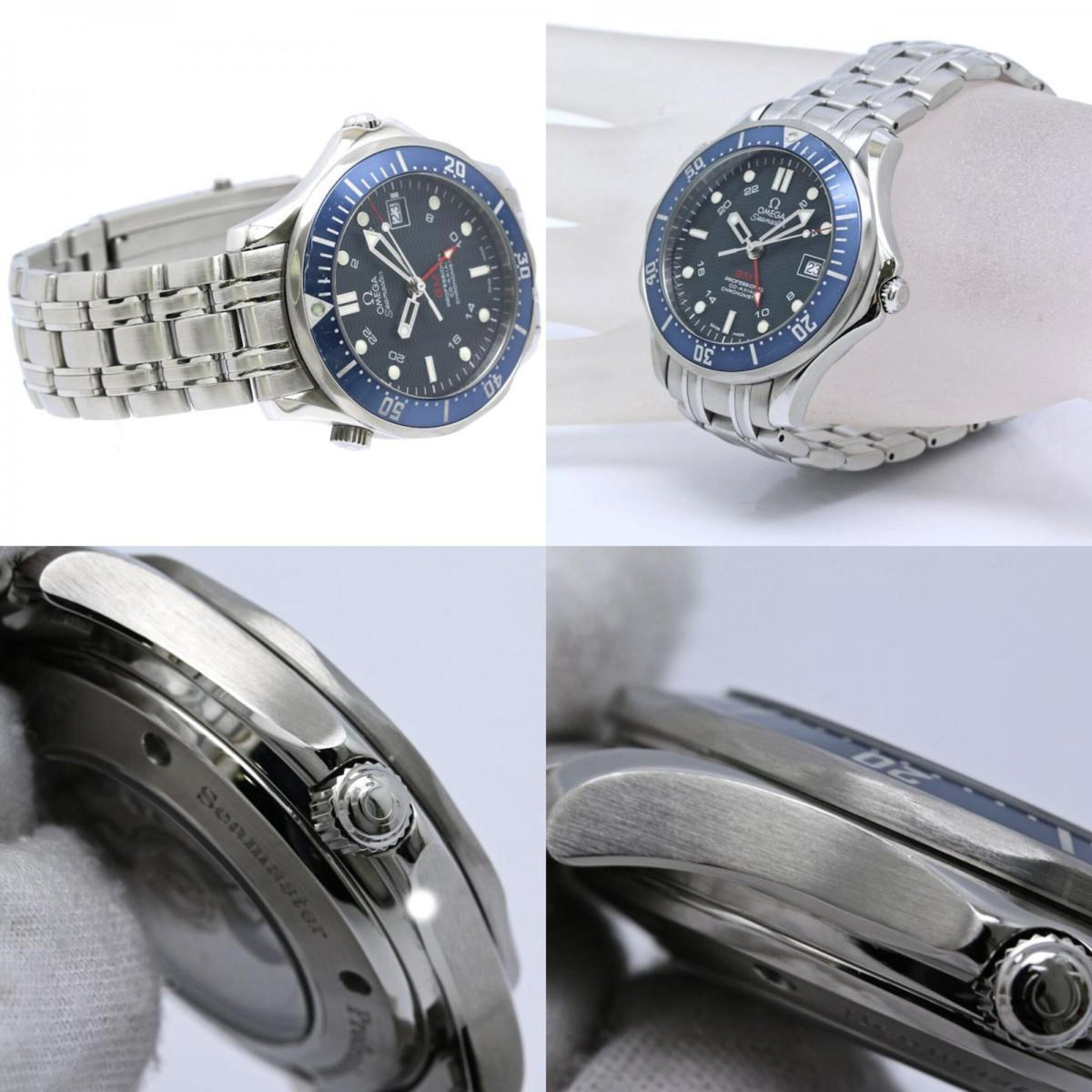 Omega Seamaster Diver 300 m 2535.80.00 horloge met blauwe wijzerplaat, 41 mm