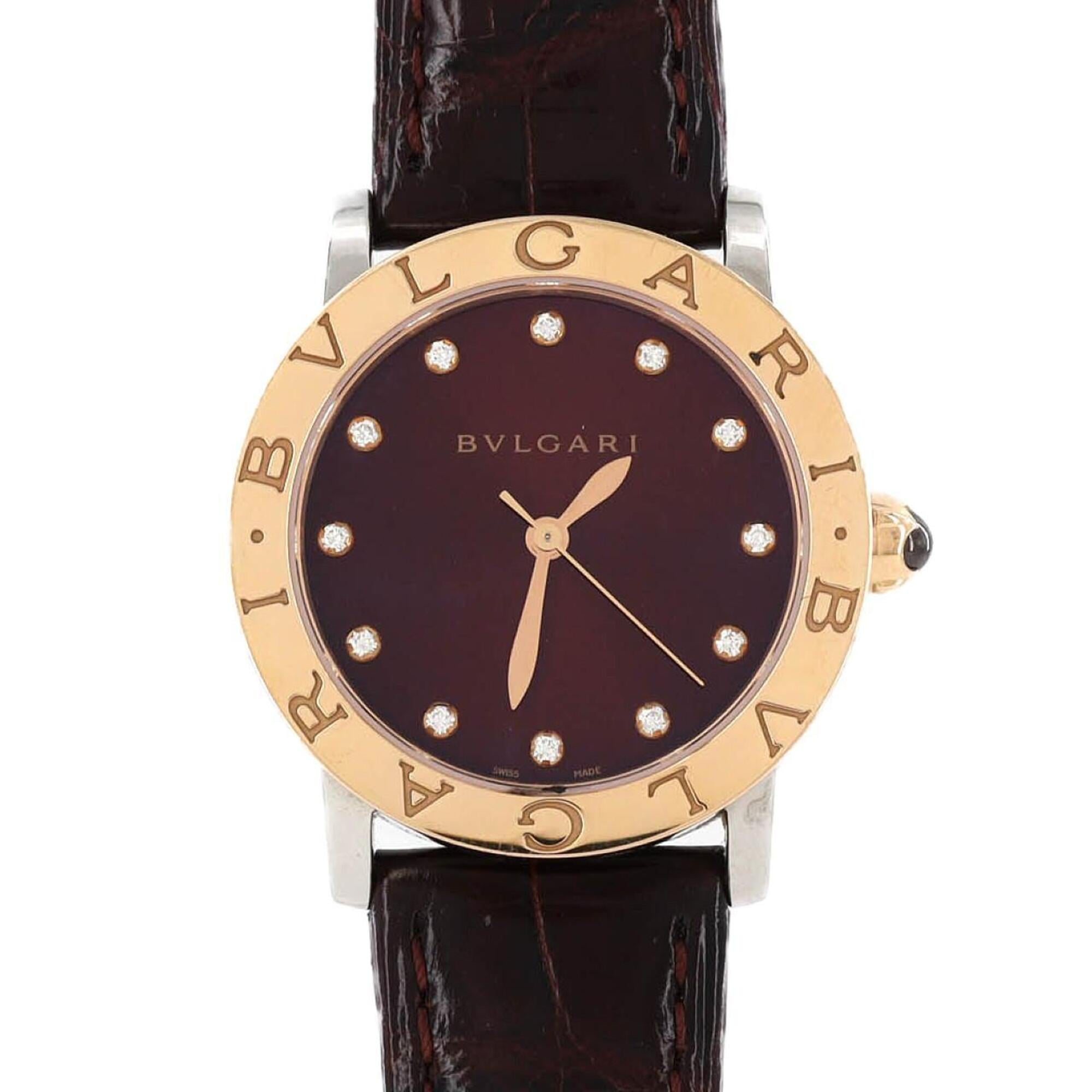 Bvlgari Bulgari BBLP33SG Brown Dial 33mm Watch