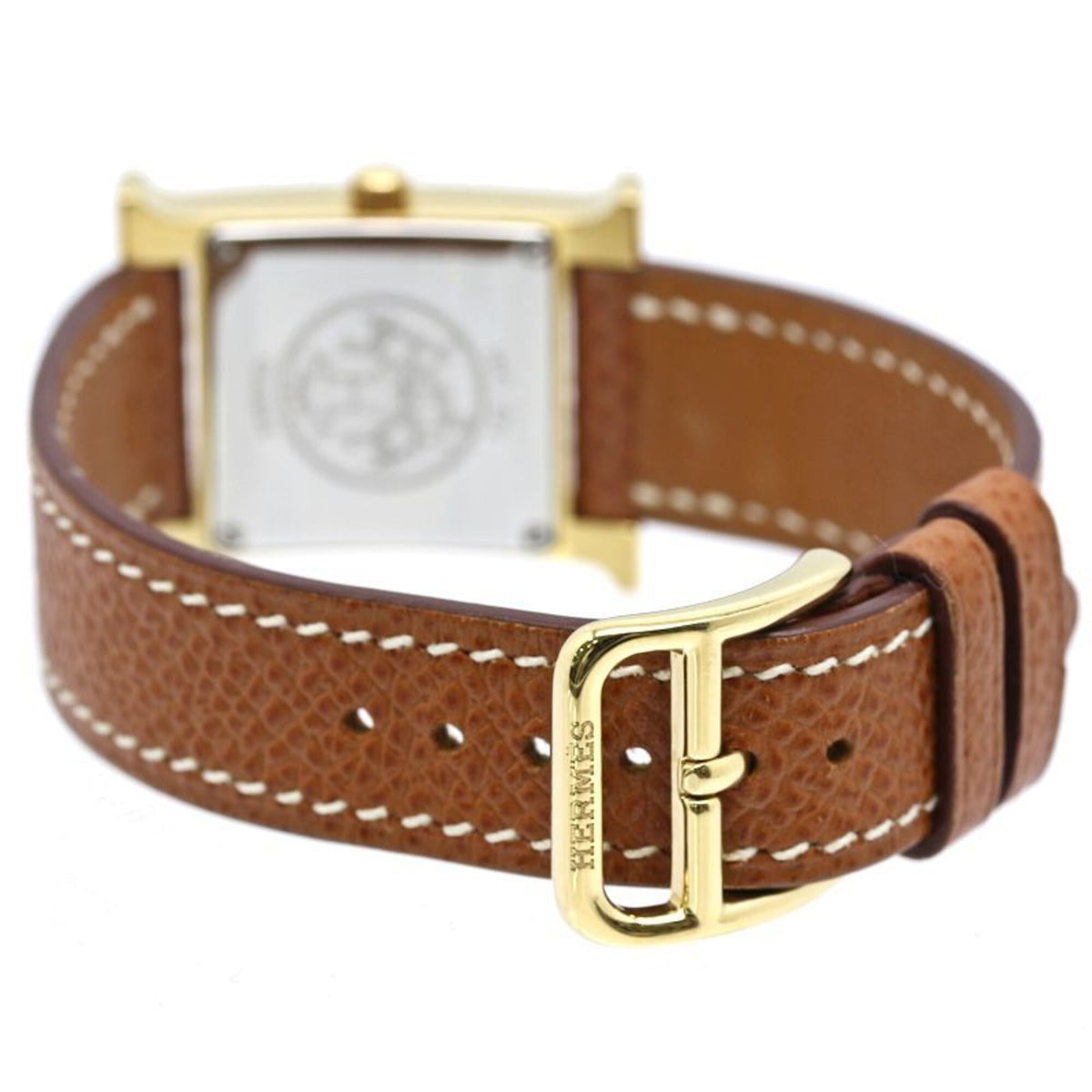 Hermes H- HH1.201.130/UGO 022919WW00 Weiß Zifferblatt 21 mm Uhr