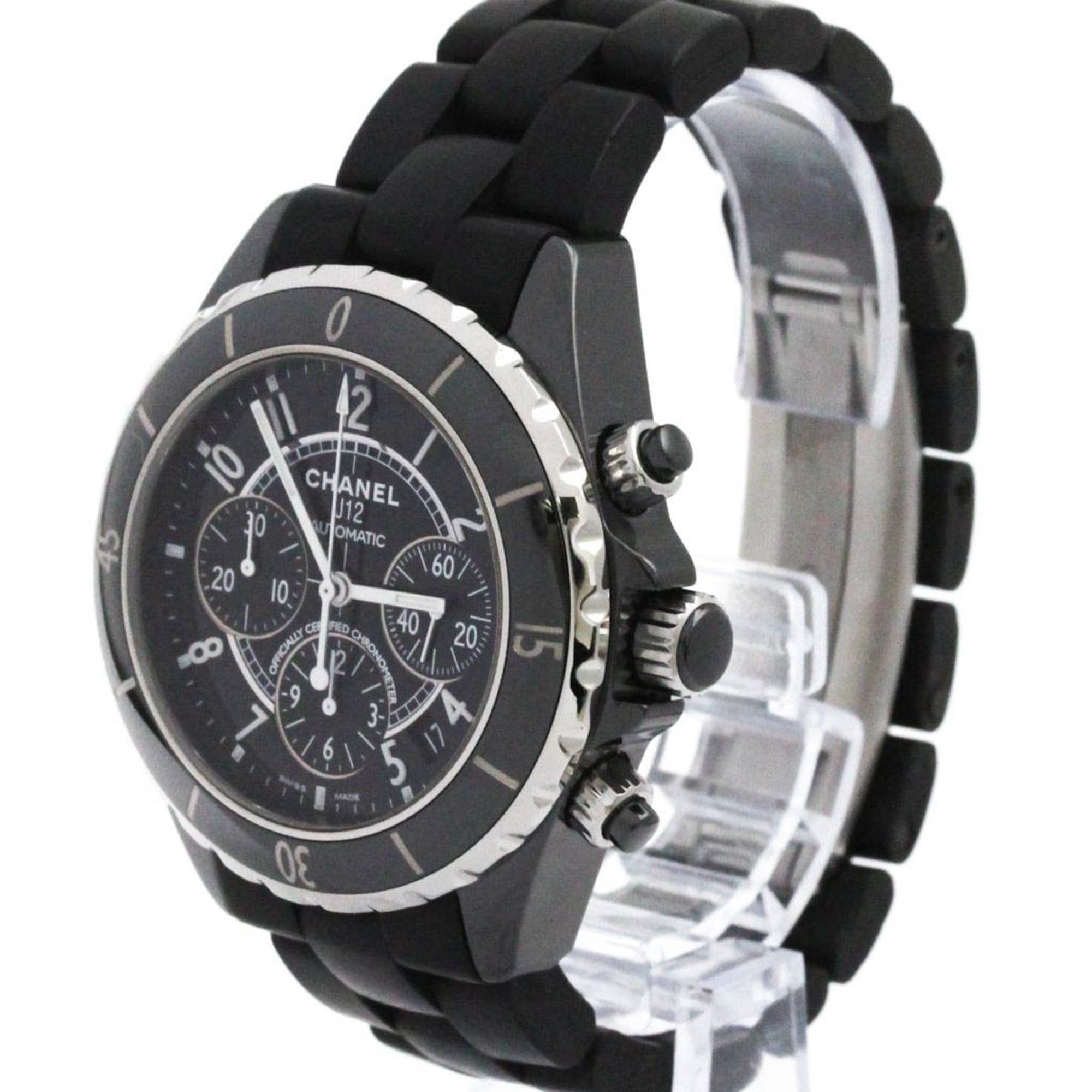 Chanel J12 H0939 Black Dial 42mm Watch