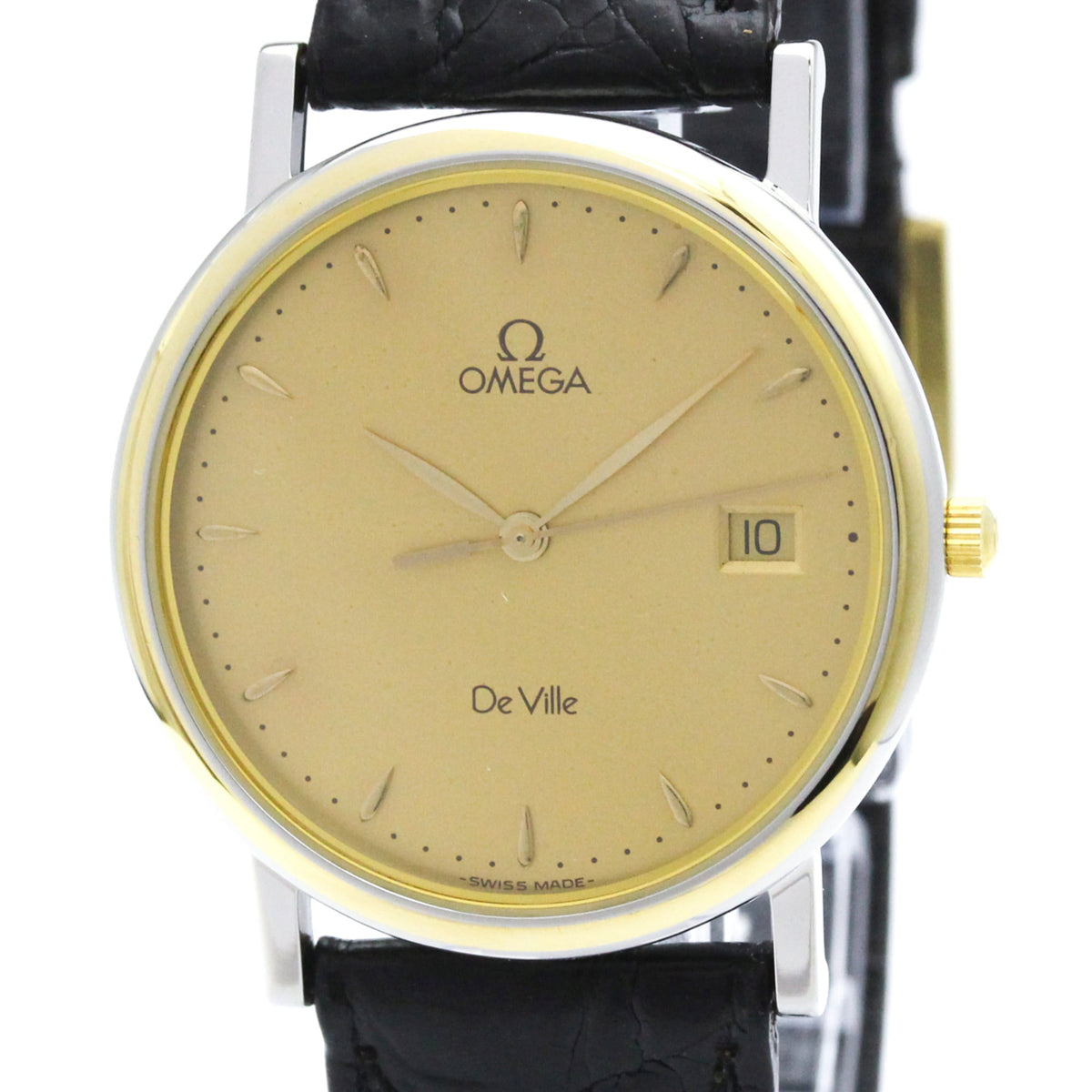 Omega De Ville 7420.11.30 Gold Dial 32mm Watch
