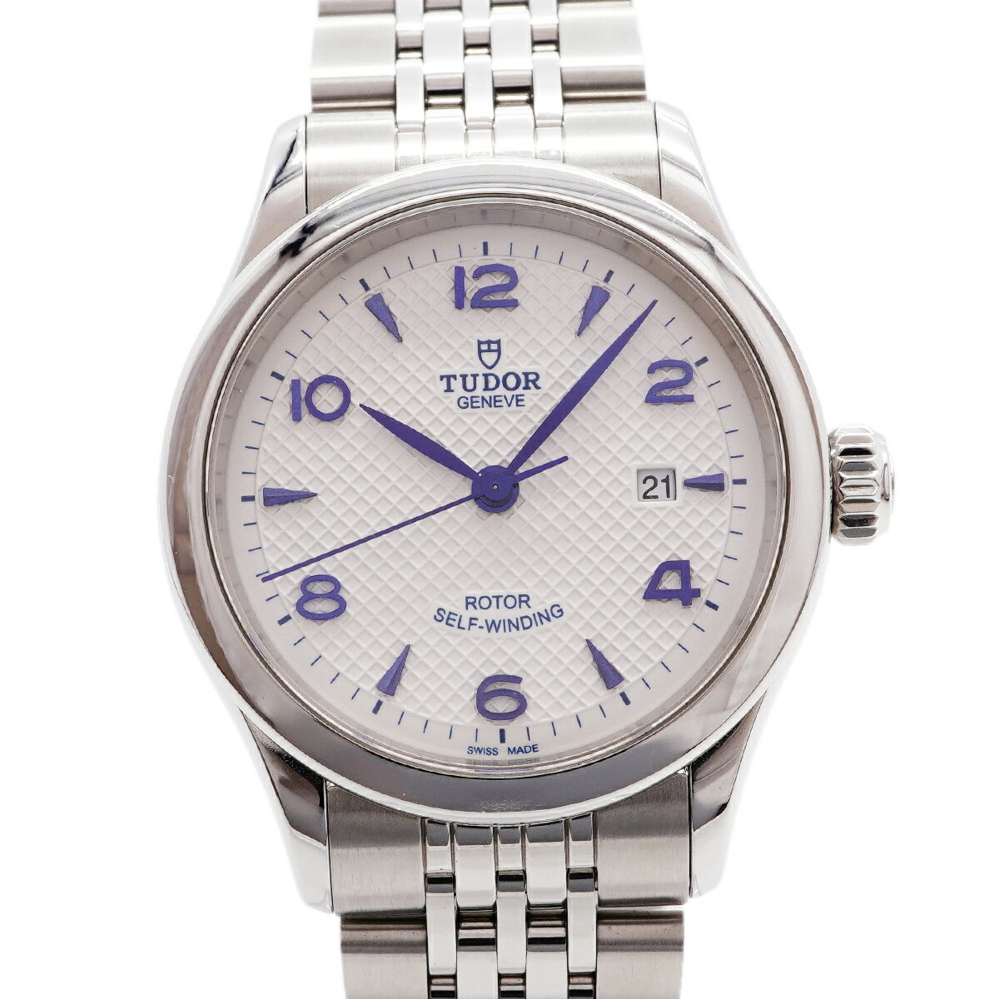 Montre Tudor 1926 91350, cadran argenté, 28 mm