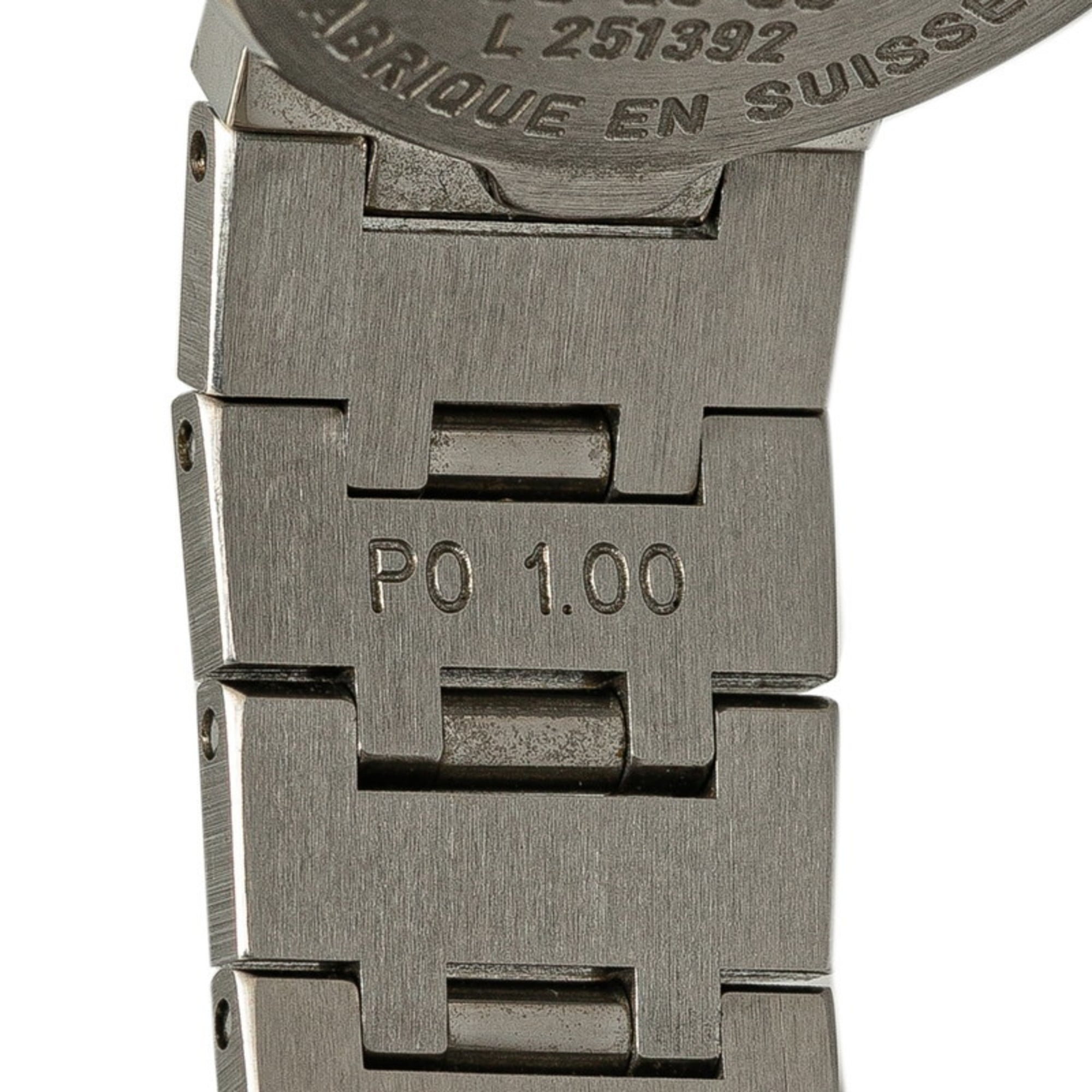 BVLGARI Uhr BB23SS Quarz Schwarz Zifferblatt, Edelstahl, Damenuhr