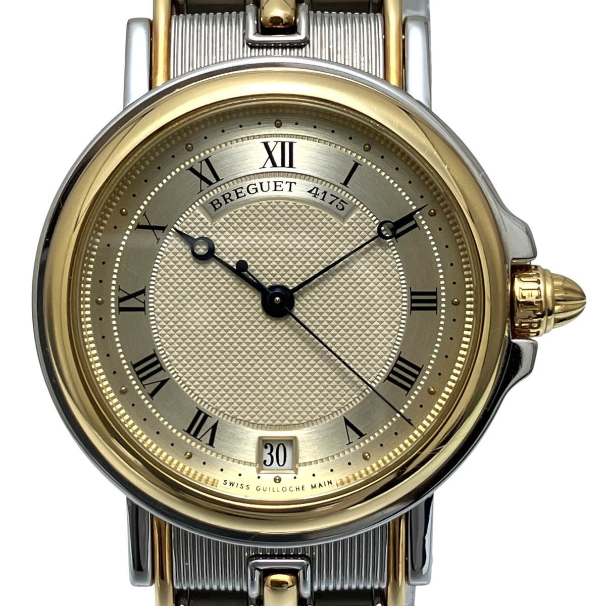 Montre Breguet Marine 4400SA/12/X70 à cadran doré, 33 mm