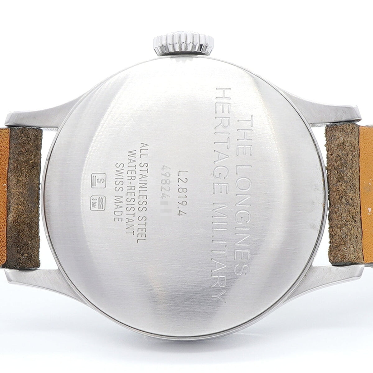 Longines Heritage Military L2.819.4.93.2 Beige Zifferblatt 38 mm Uhr