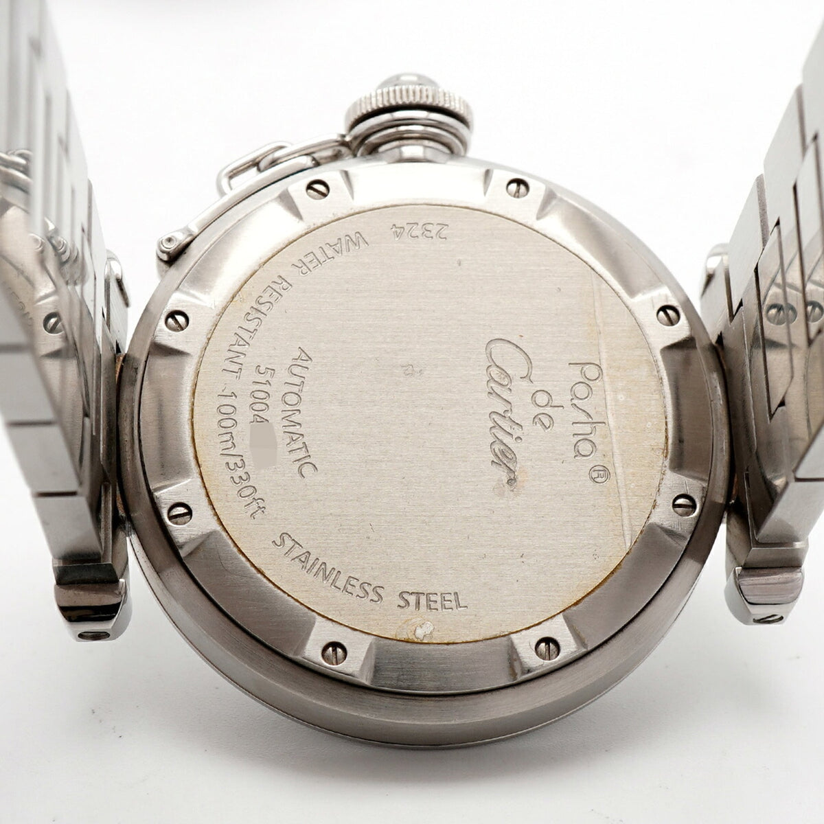 Cartier Pasha C W31074M7 Silber Zifferblatt 35 mm Uhr
