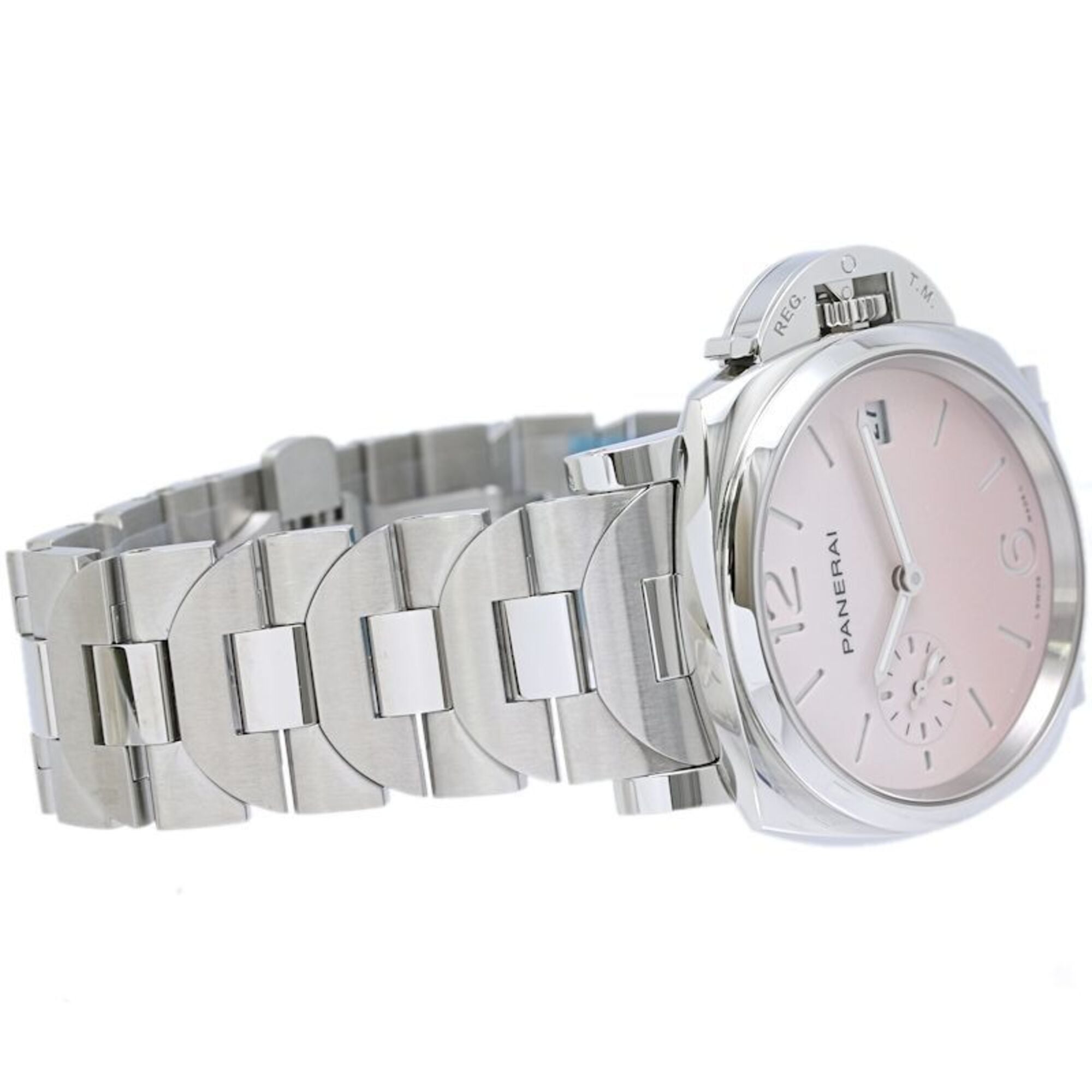 PANERAI Luminor Due Pastello PAM01319 Powder Pink Z-serial Women's Watch Stainless Steel 40442