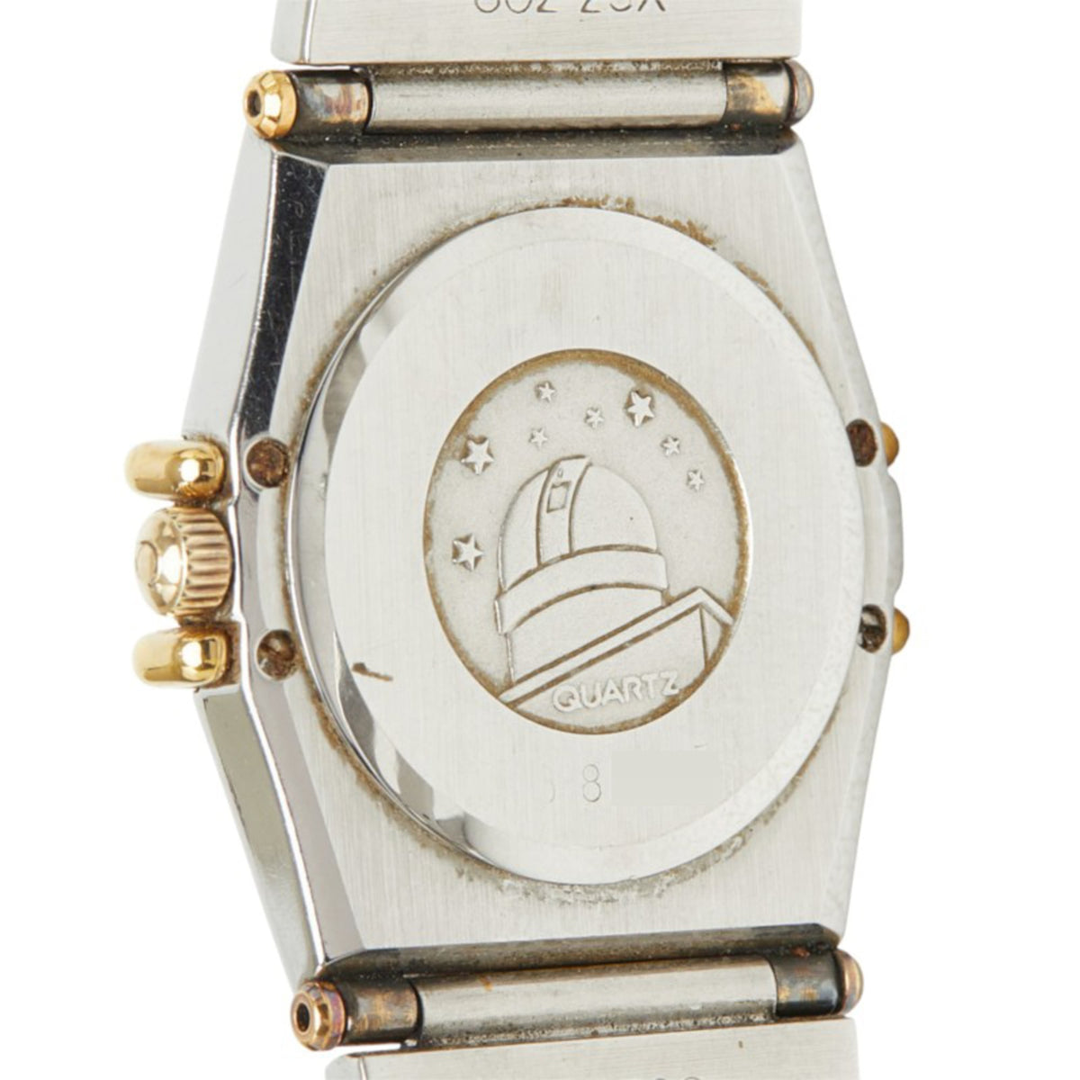 Omega Constellation 7951076, goldenes Zifferblatt, 22 mm Uhr