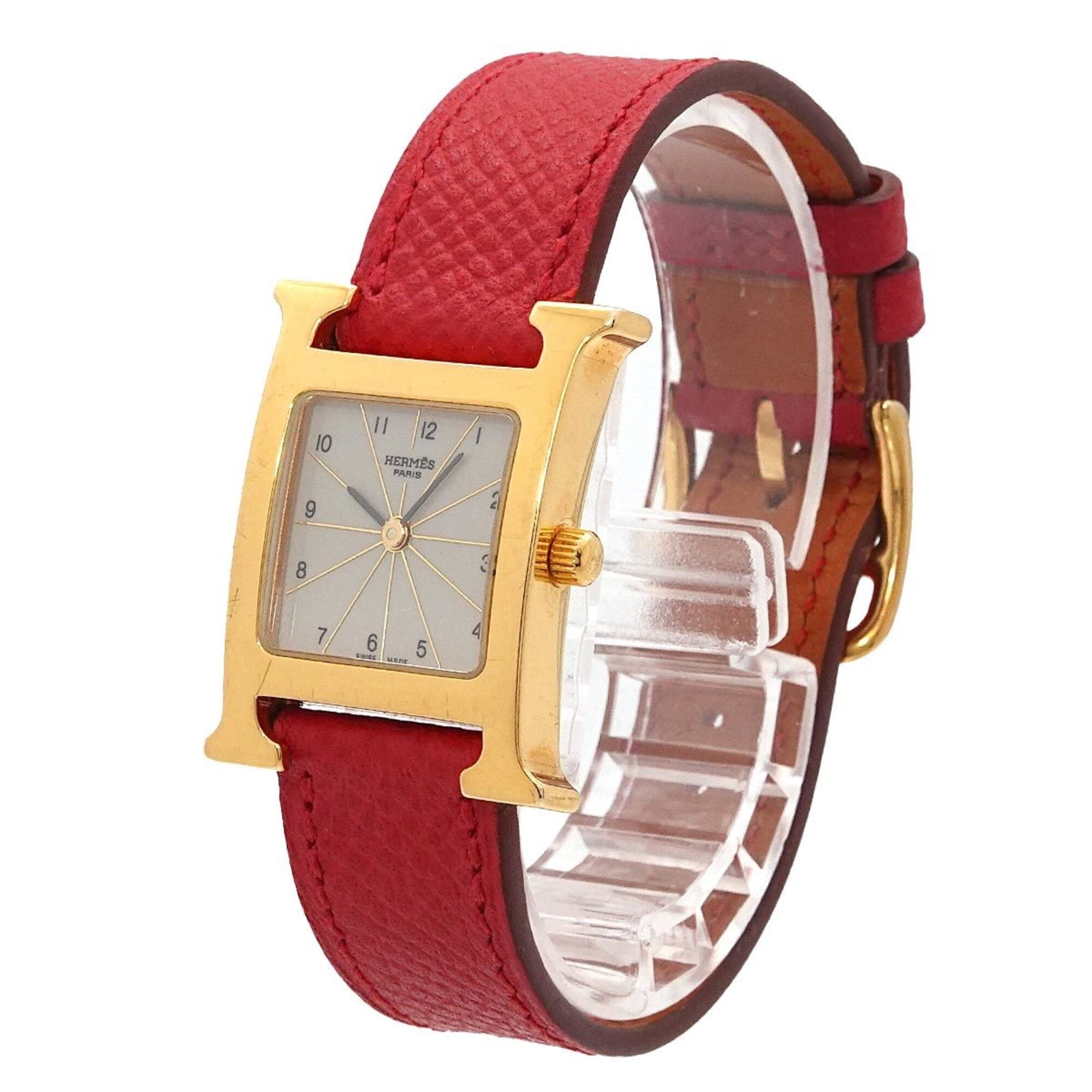 Hermes H- HH1 201 White Dial 21mm Watch
