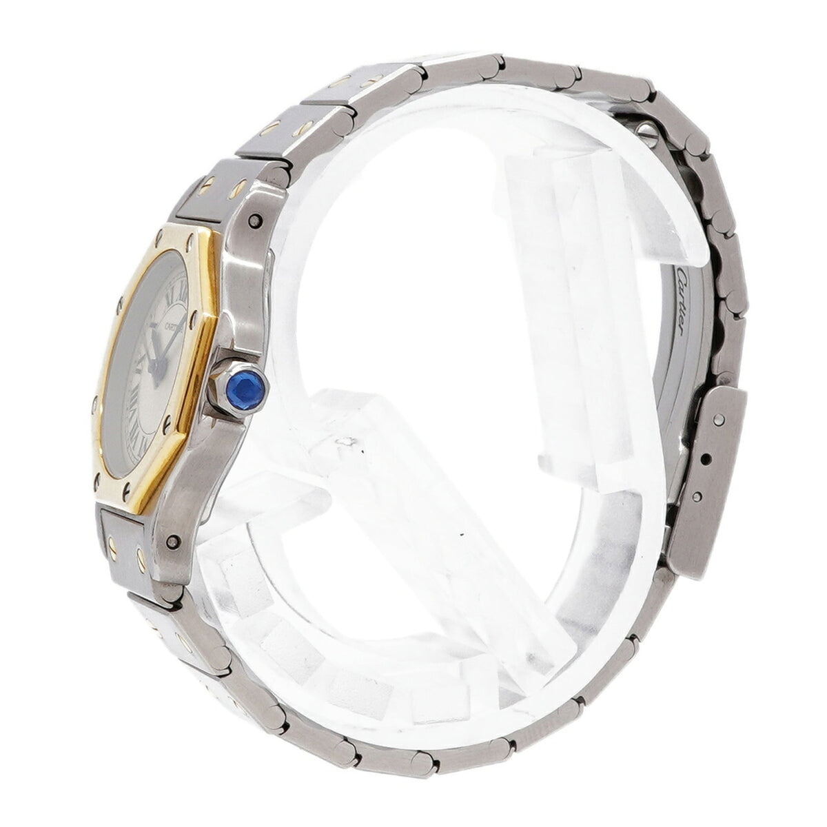 Cartier Santos Octagon SM W2001683 Beige Zifferblatt 24 mm Uhr