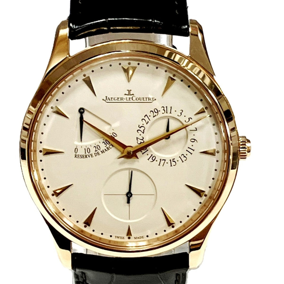Montre Jaeger-LeCoultre Master Ultra Thin Réserve de marche Q1372520 Beige Cadran 38 mm