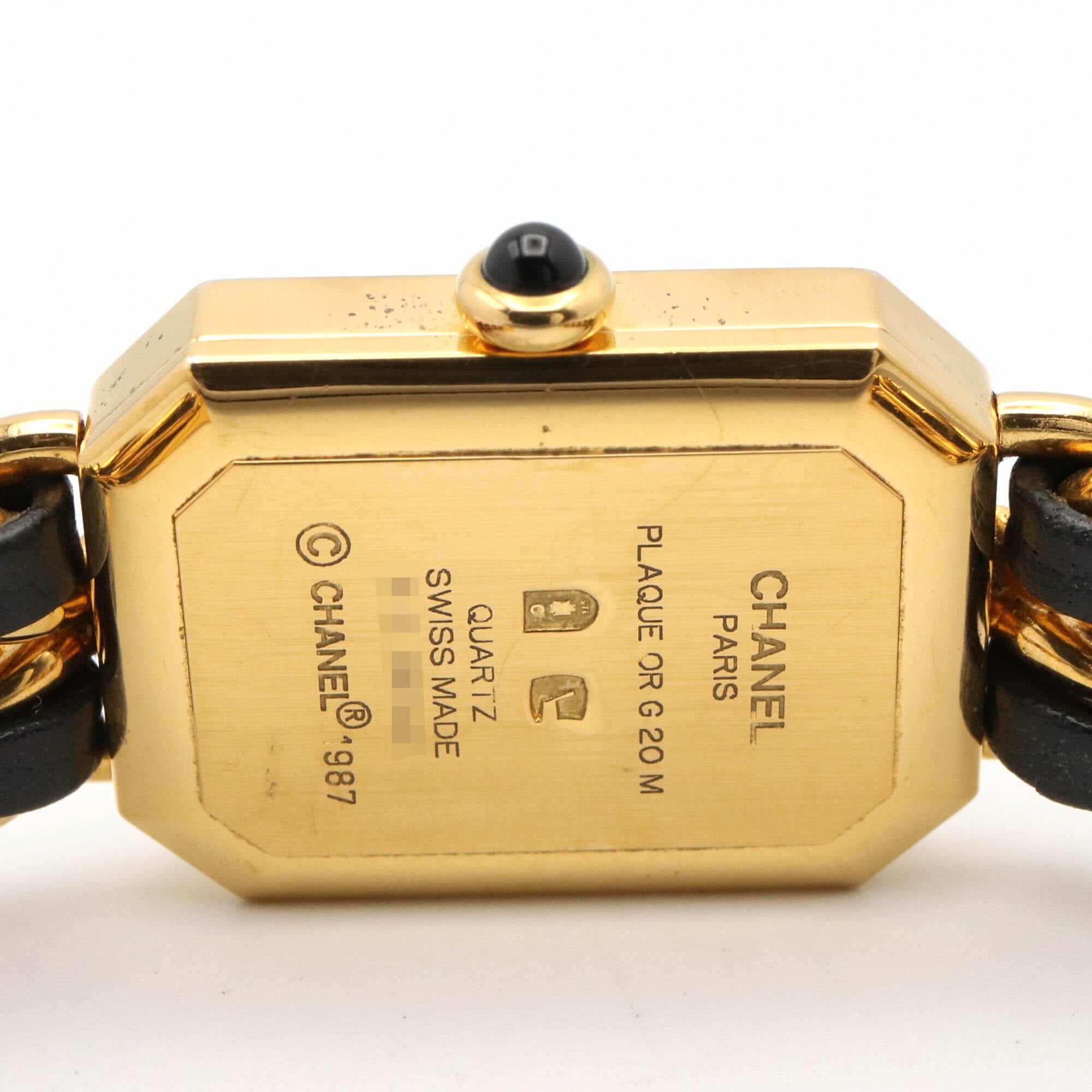 Chanel CHANEL Première S H0001 Black Dial 20mm Watch