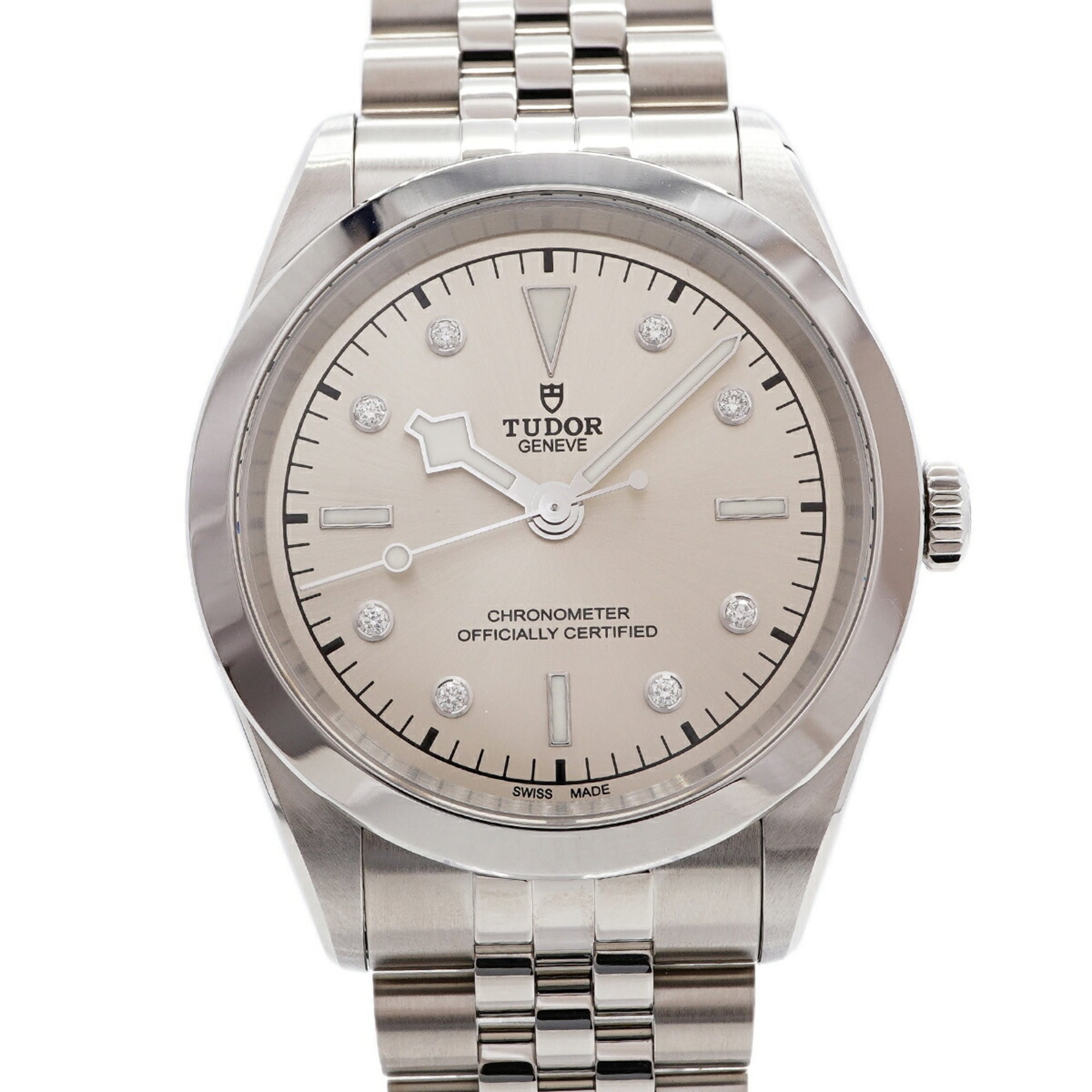 Montre Tudor Black bay One 41 8P Diamond 79680, cadran argenté, 41 mm