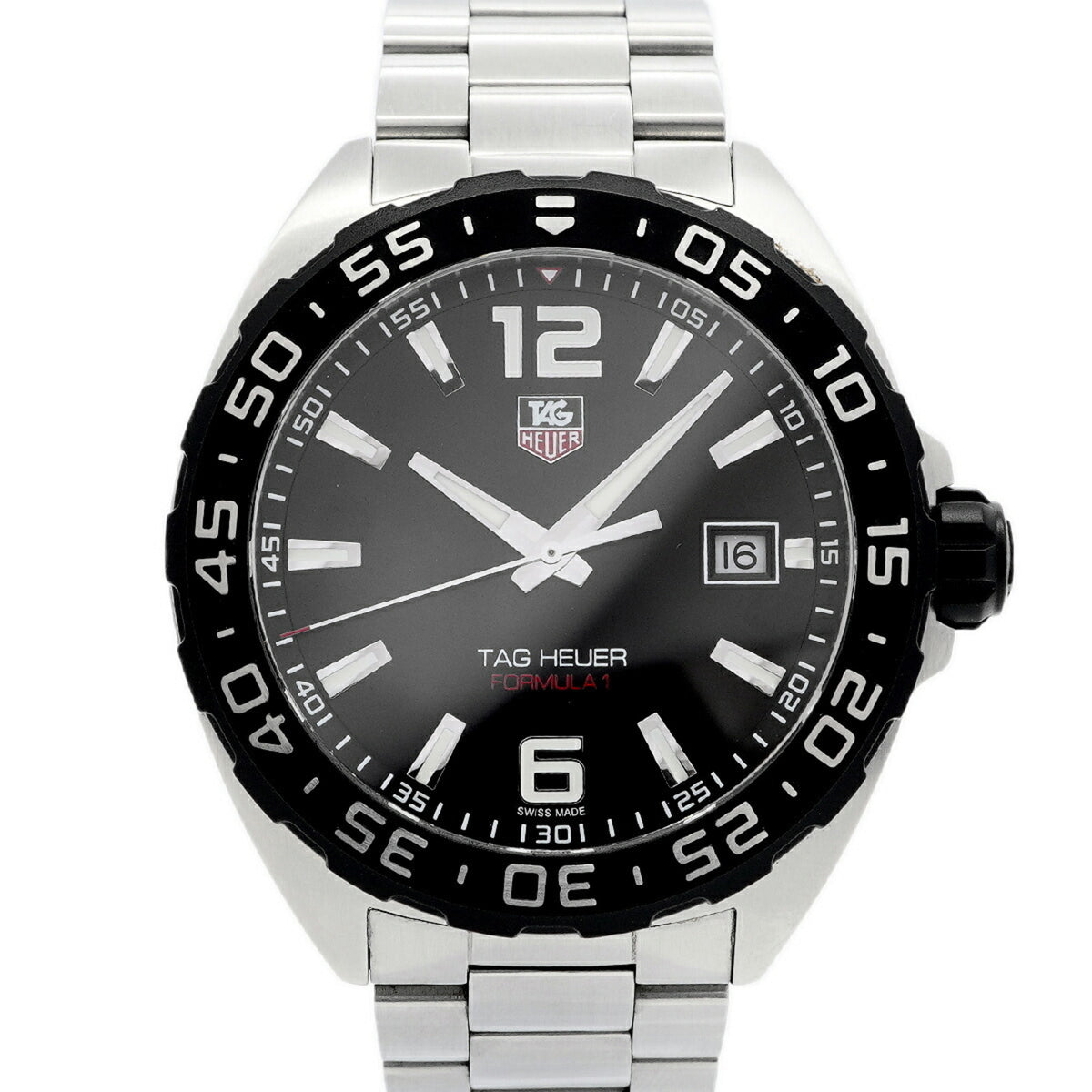 TAG Heuer Formula 1 Date WAZ1110 Black Dial 41mm Watch