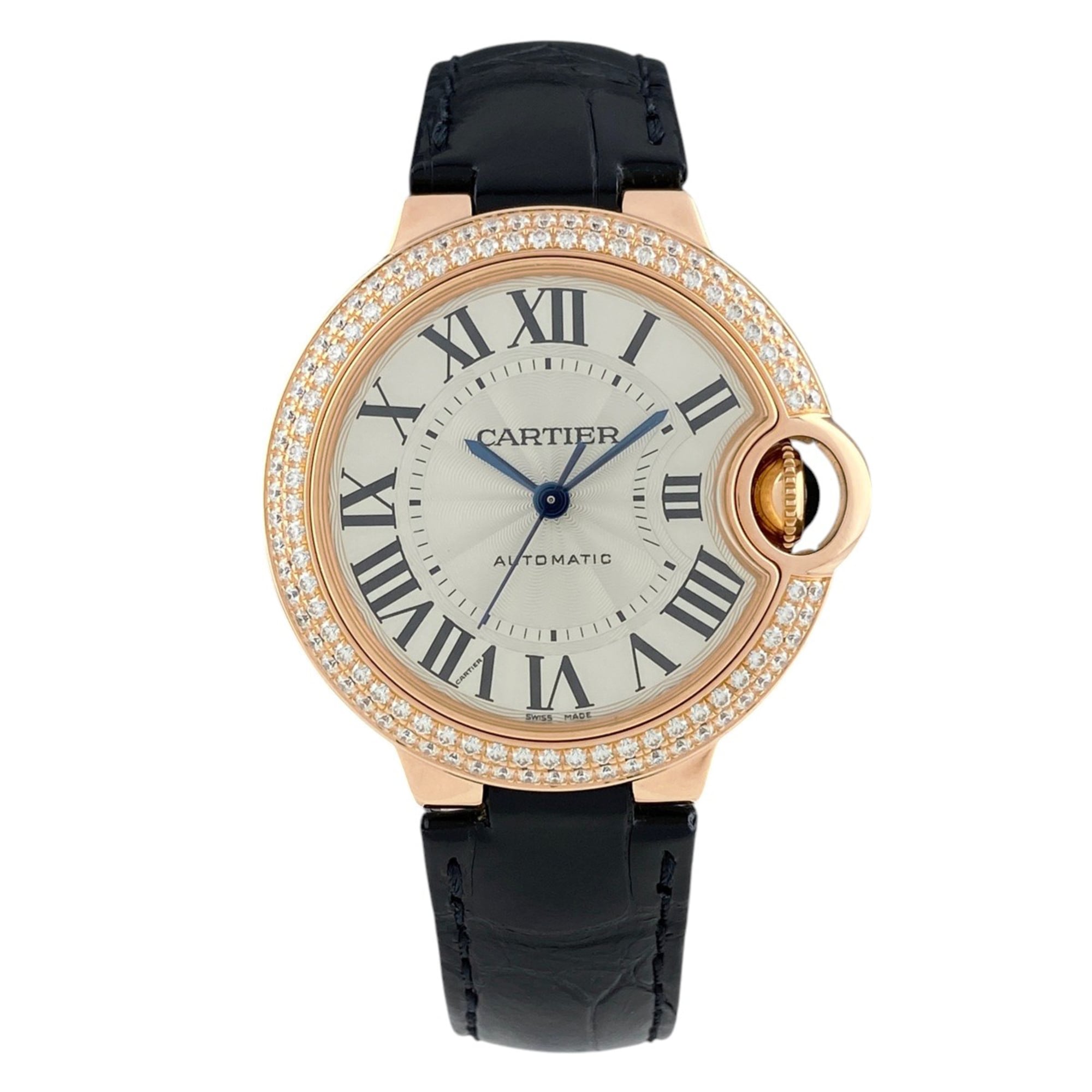 Montre Cartier Ballon Bleu WE902066, cadran argenté, 33 mm