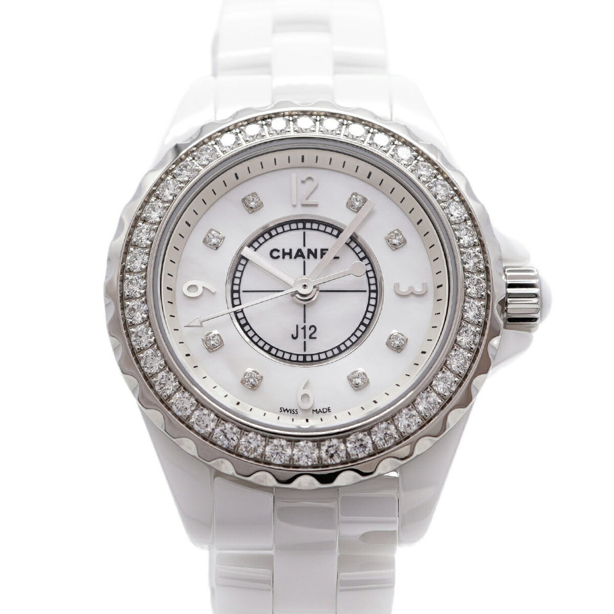 Chanel J12 H2572 White Dial 28mm Watch