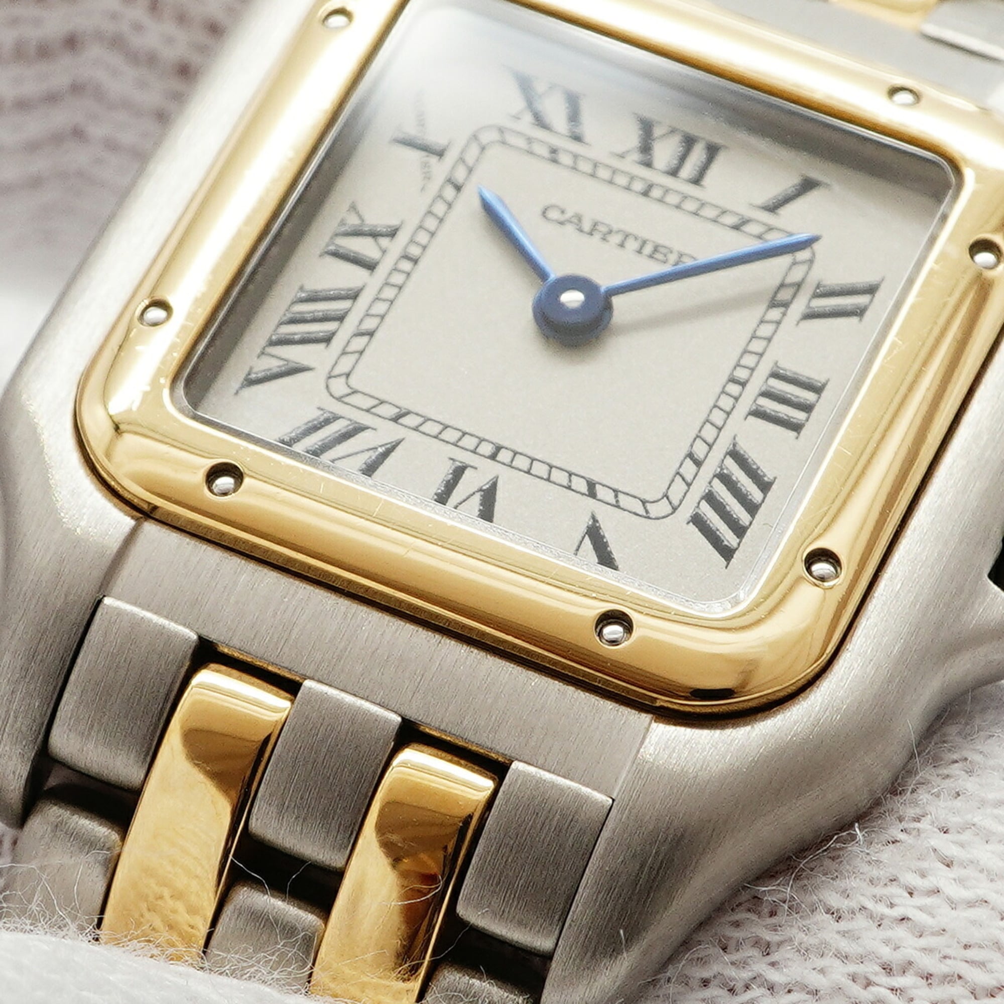 Cartier PanthÃ¨re SM 2-Row Two-Tone 84083242 Ivory Dial Wo