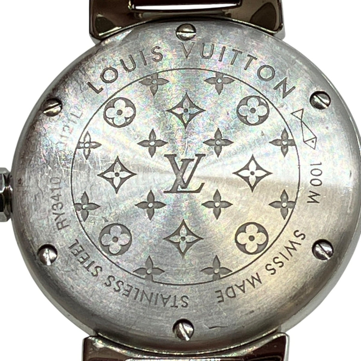 Louis Vuitton Tambour Forever Q121L Red color Dial 28mm Watch