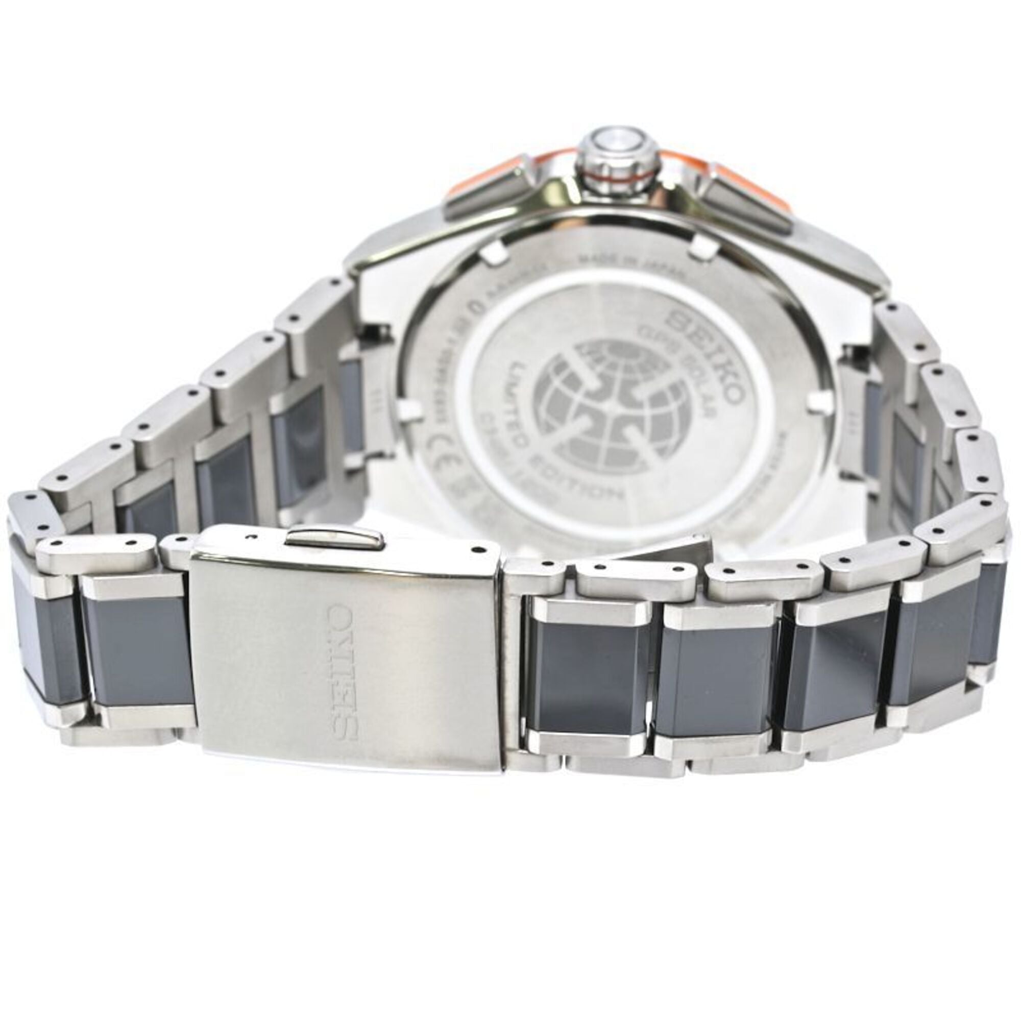 Seiko Astron SBXC183 5X83-0AS0-1 Silver Dial 43mm Watch