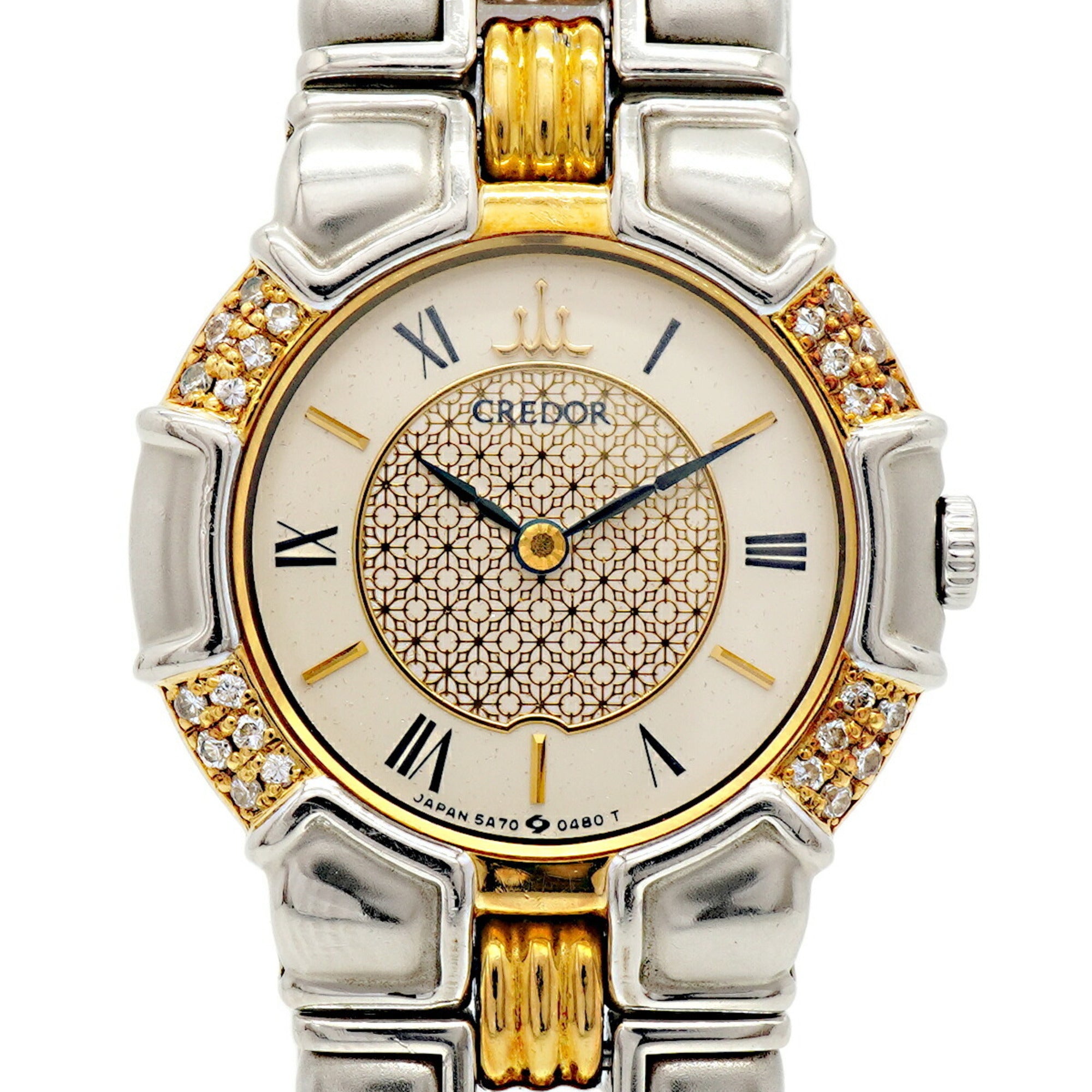 Seiko Credor Entrata GKWE084 5A70-0220 Silver Dial Women's Watch