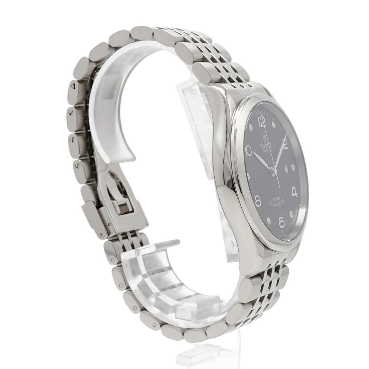 Tudor 1926 6P Diamond 91650 Black Dial 41mm Watch