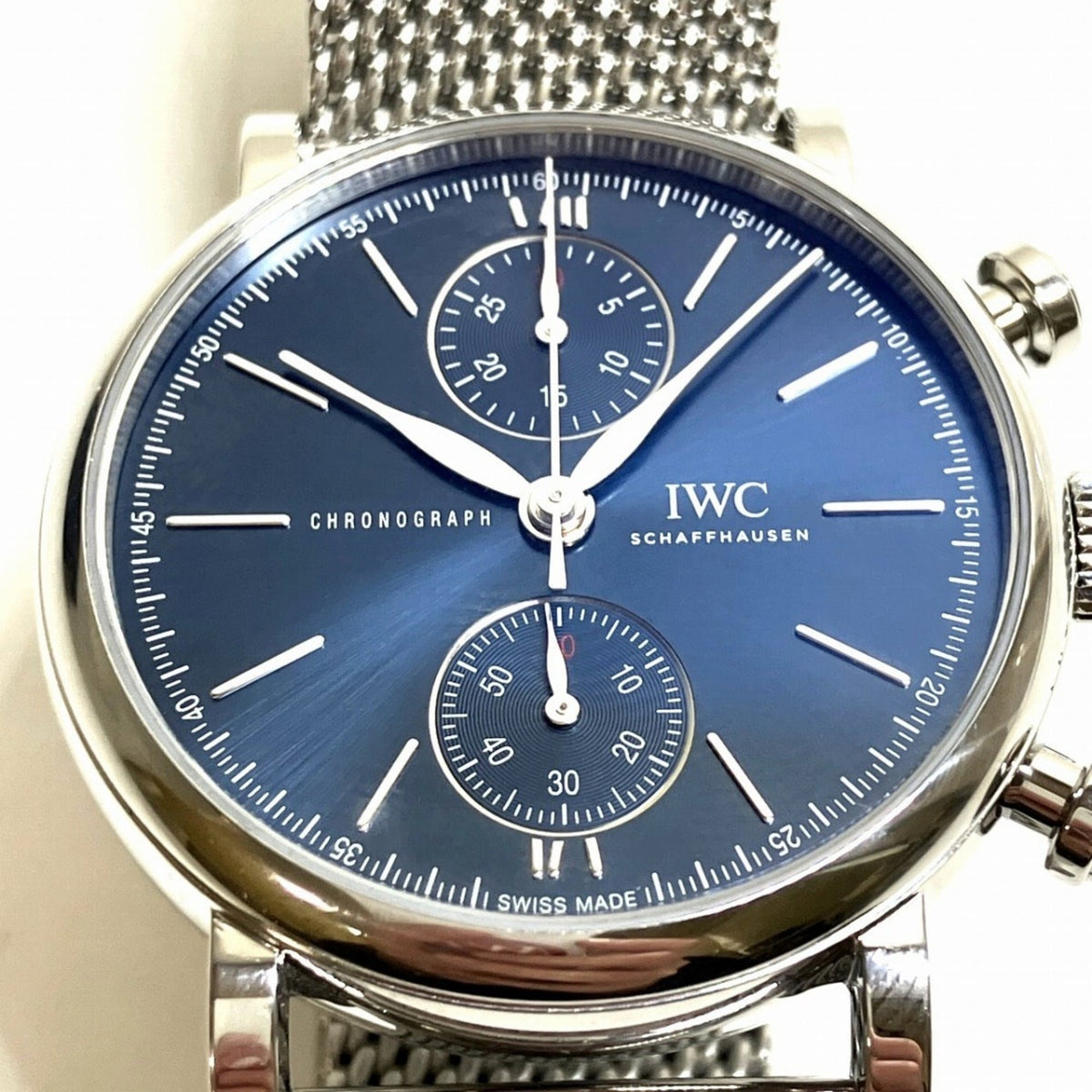 IWC Schaffhausen Portofino Chronograph 39 Laureus Sport for Gut IW391408 Zifferblatt 38 mm Uhr