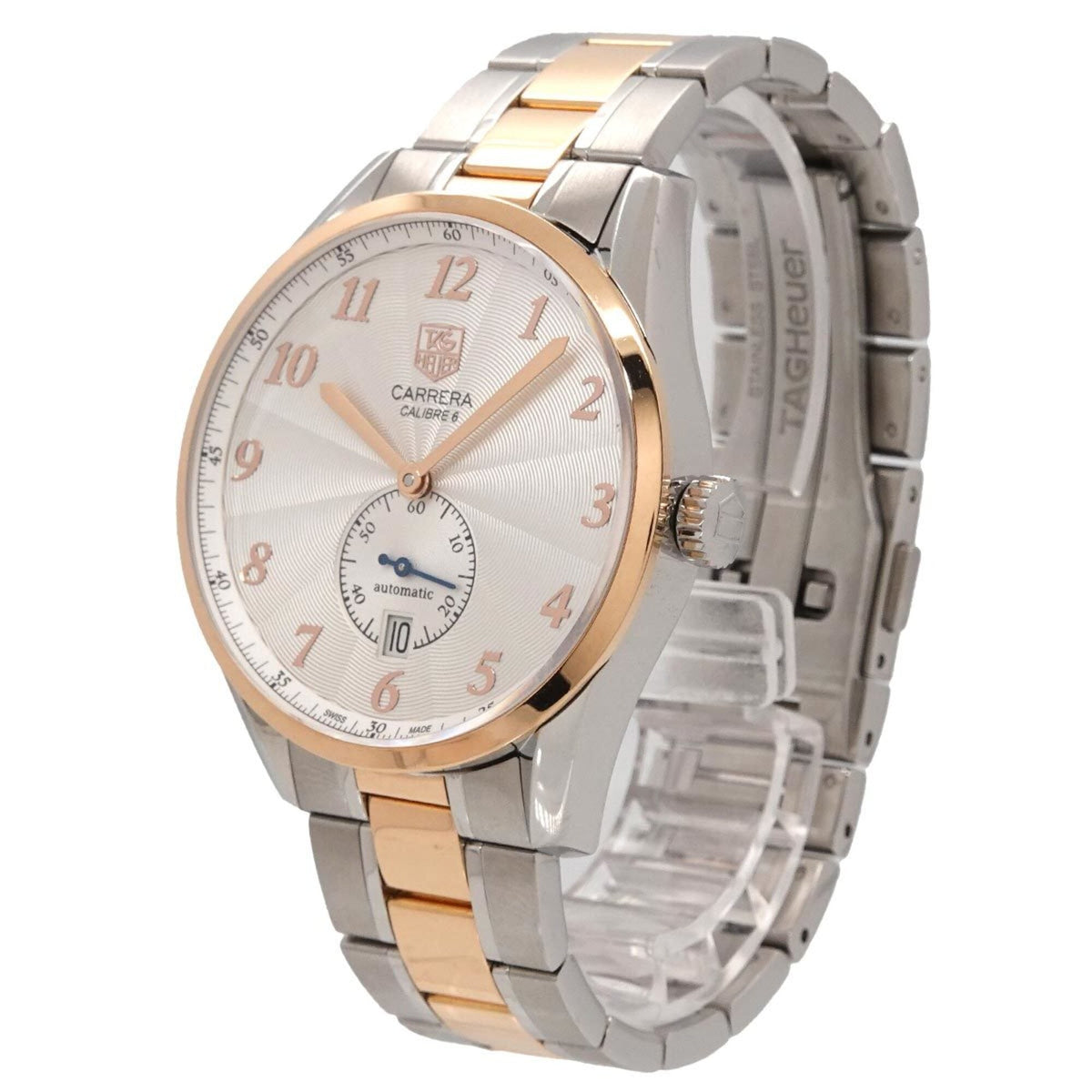 Montre TAG Heuer Carrera WAS2151 à cadran argenté 39mm