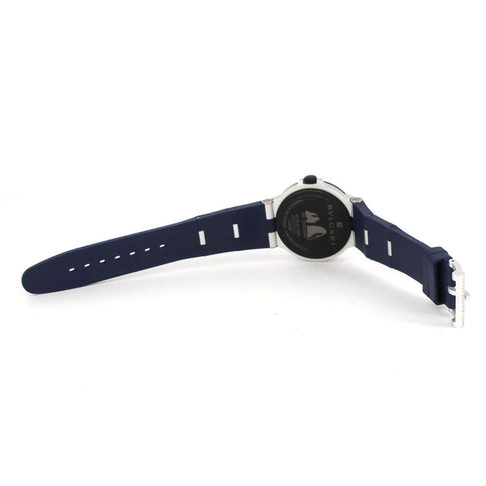 Bulgari Capri BB40ATHMS/103815 Blue Dial 40mm Watch