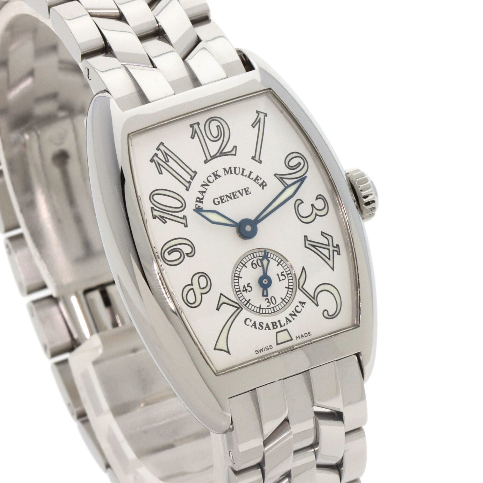 Franck Muller 1750S6 Tonneau Curvex Damenuhr aus Edelstahl SS FRANCK MULLER