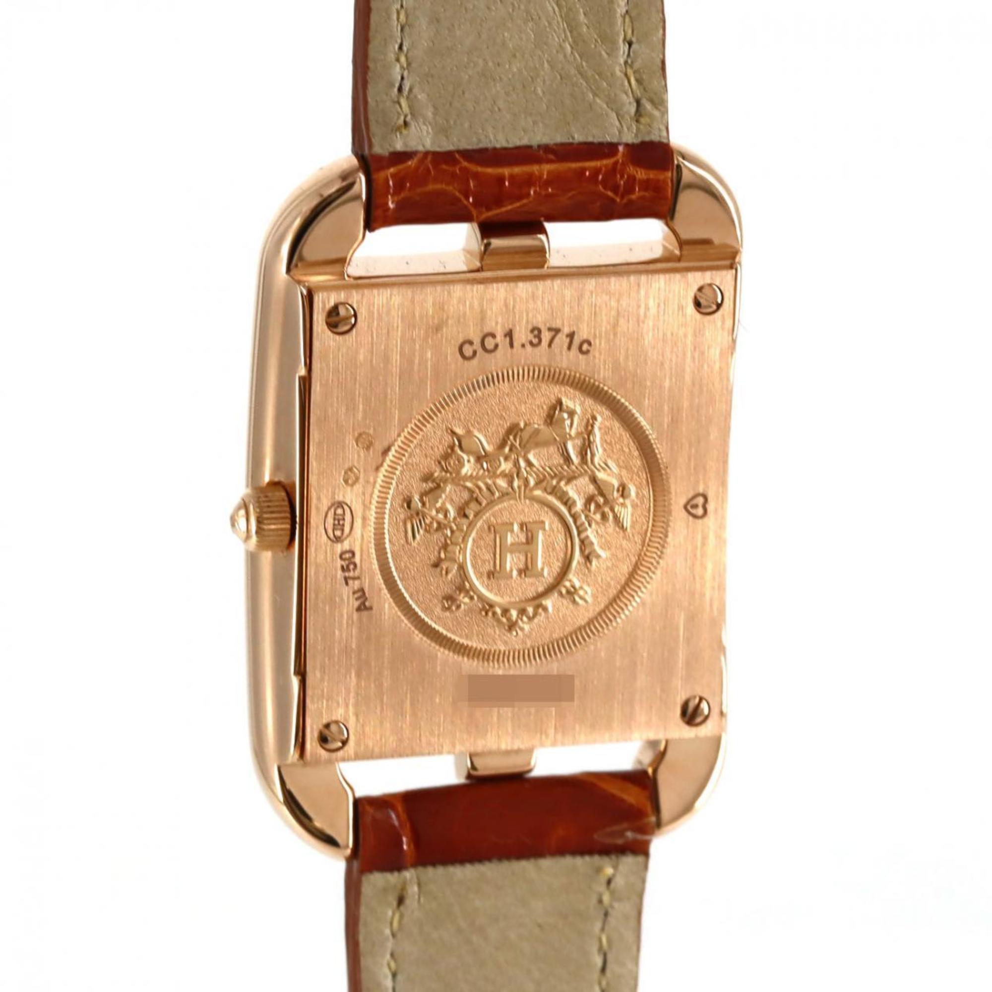 Hermès Cape Cod Chaine d'Ancrejoyer PG D CC1.371 PG/RG quartzhorloge
