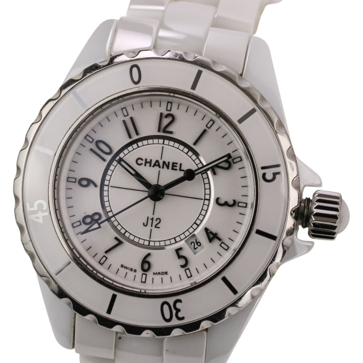 Montre Chanel J12 GZl1l9u0 Blanc Cadran 34 mm