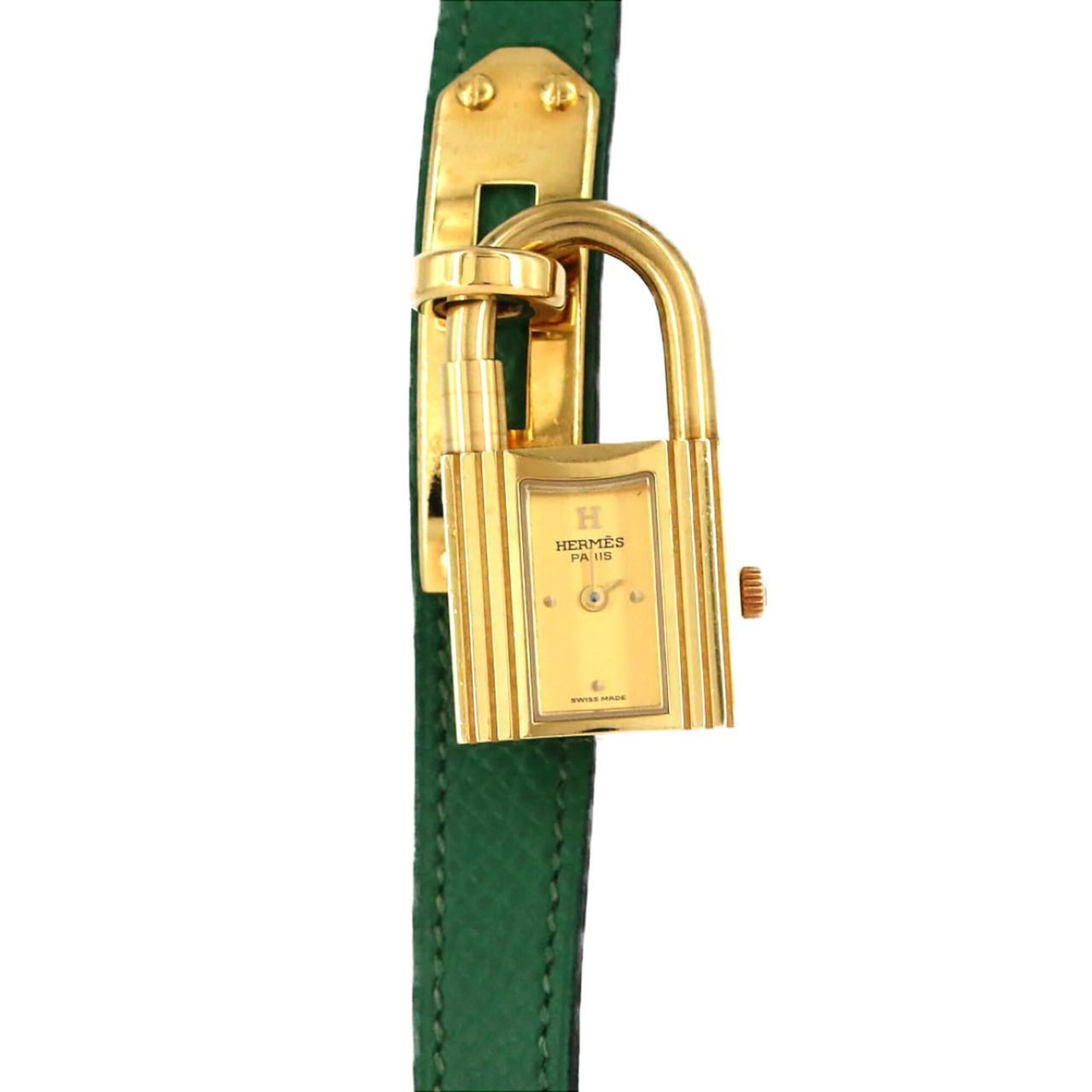 Hermes Kelly KE1.201 Gold Dial 20mm Watch