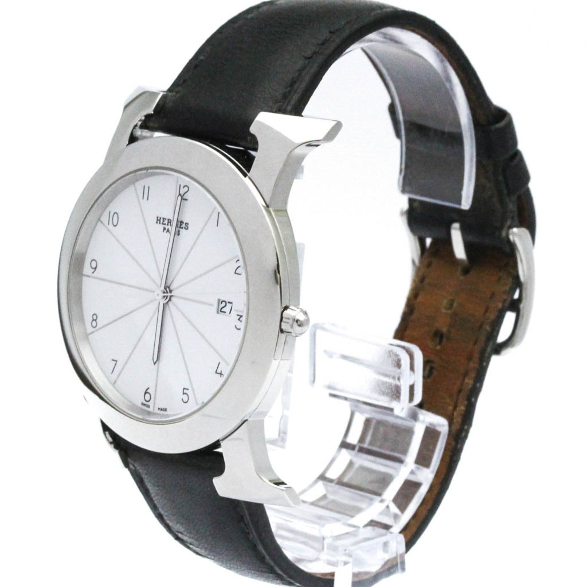 Hermes Heure H HR1.710 White Dial 40mm Watch
