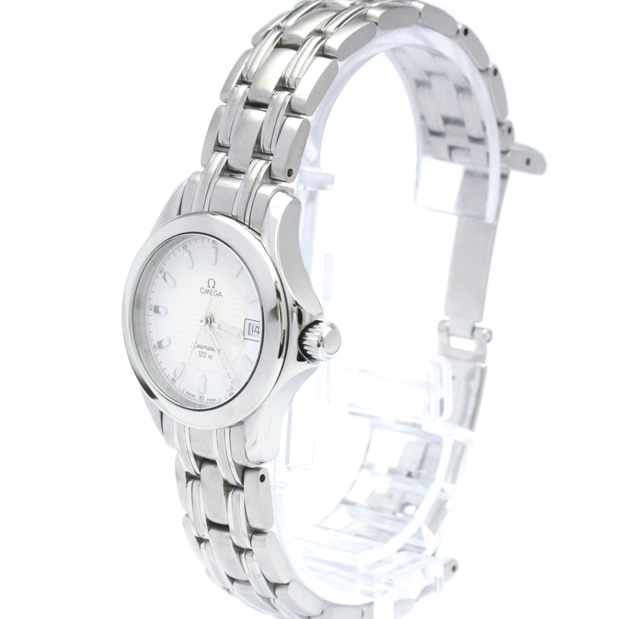 Montre Omega Seamaster 2581.21 Blanc avec cadran de 26 mm