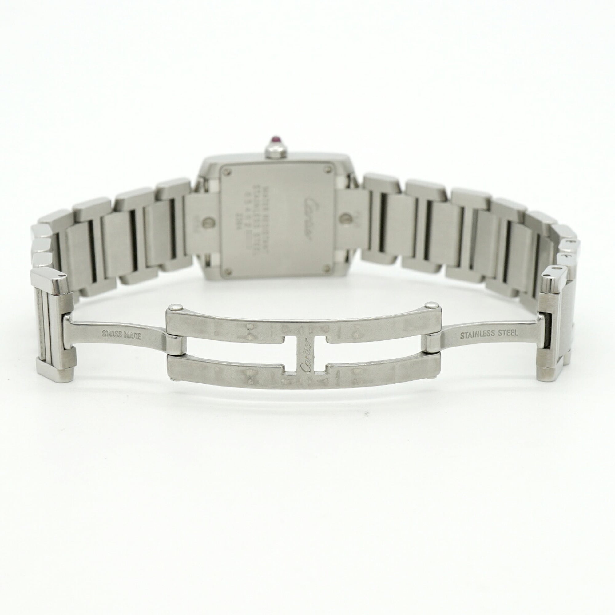 Cartier Tank W51028Q3 Pink Dial 20mm Watch