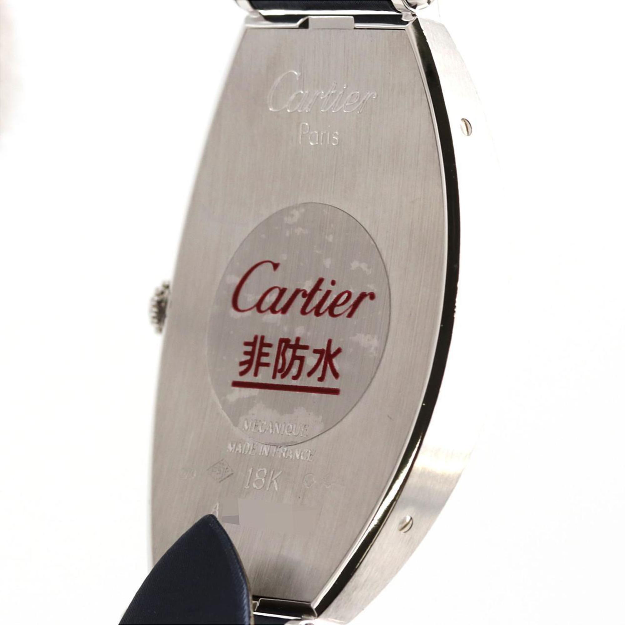 Cartier Tonneau LM WG D WA502451 Uhr, Handaufzug