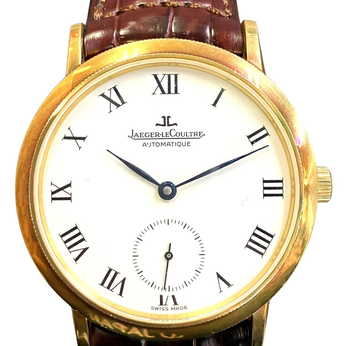 Jaeger LeCoultre Jaeger-LeCoultre Gentlem 155.1.9 Weiß Zifferblatt 35 mm Uhr