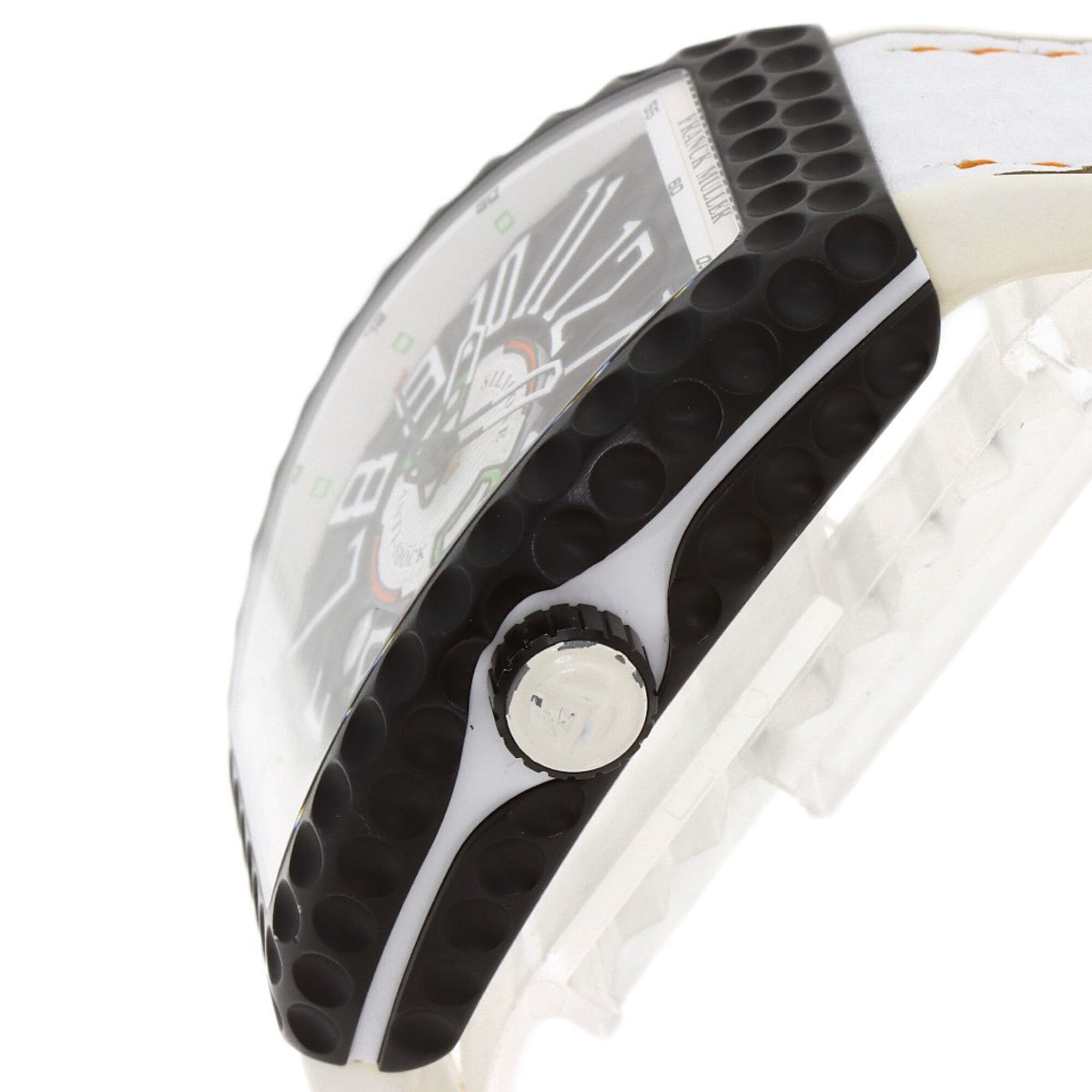 Montre Franck Muller V45SCDT Golf Vanguard Backswing, titane/caoutchouc, pour homme