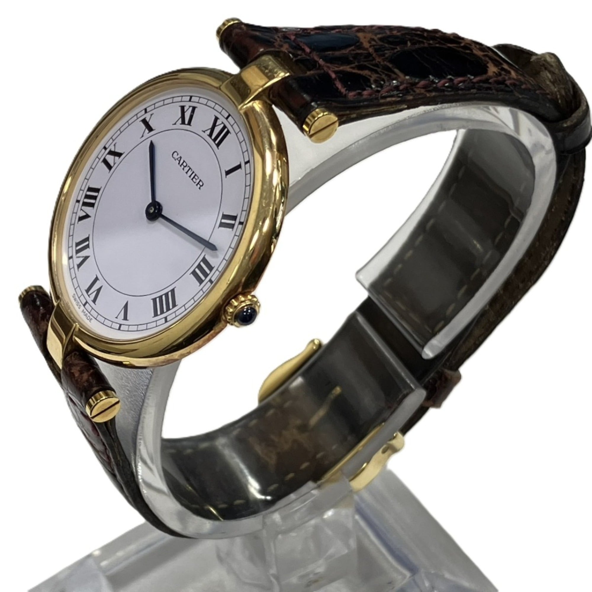 Cartier Vendome Louis LM 81001 White Dial 30mm Watch