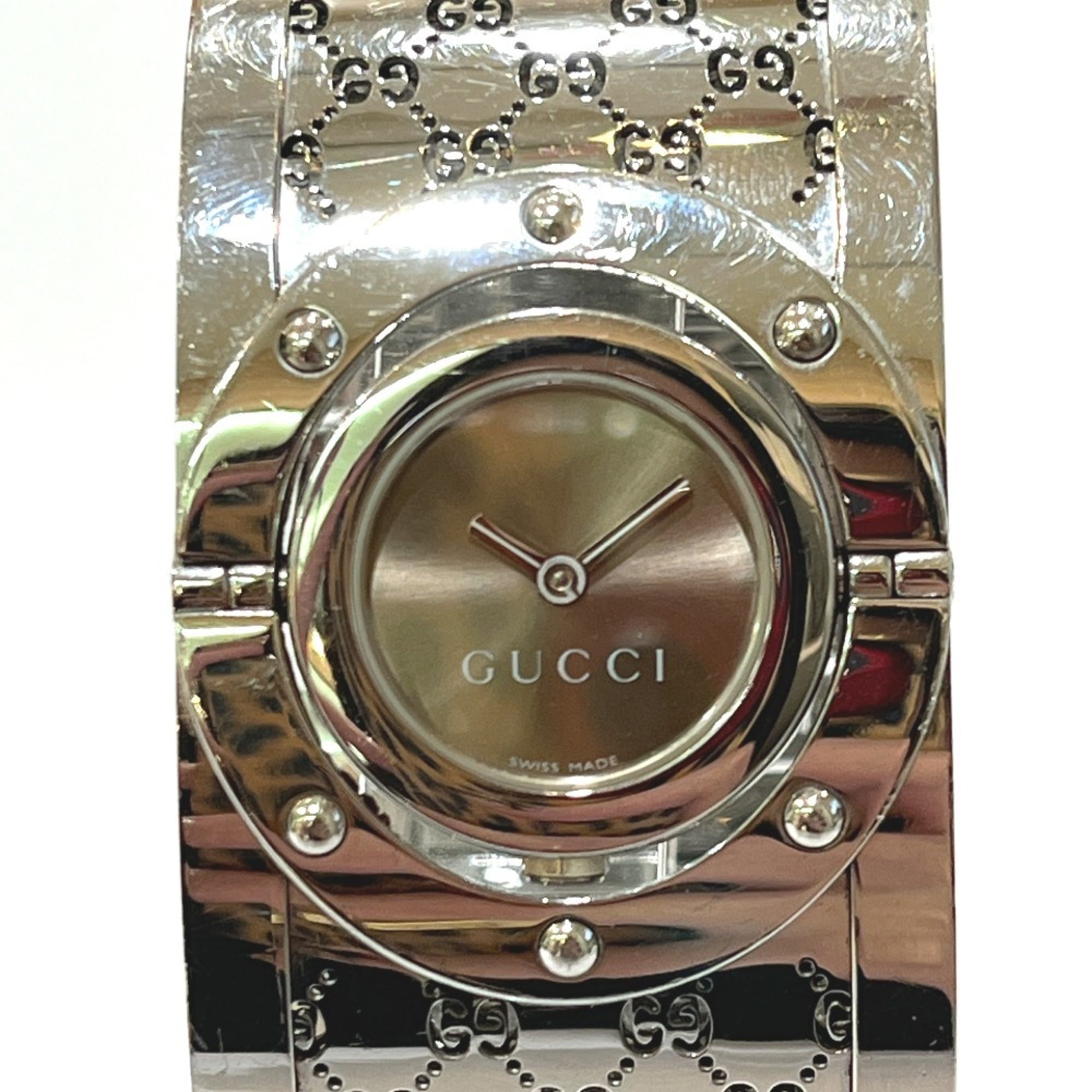 Gucci Twirl YA112501 Brown Dial 23mm Watch