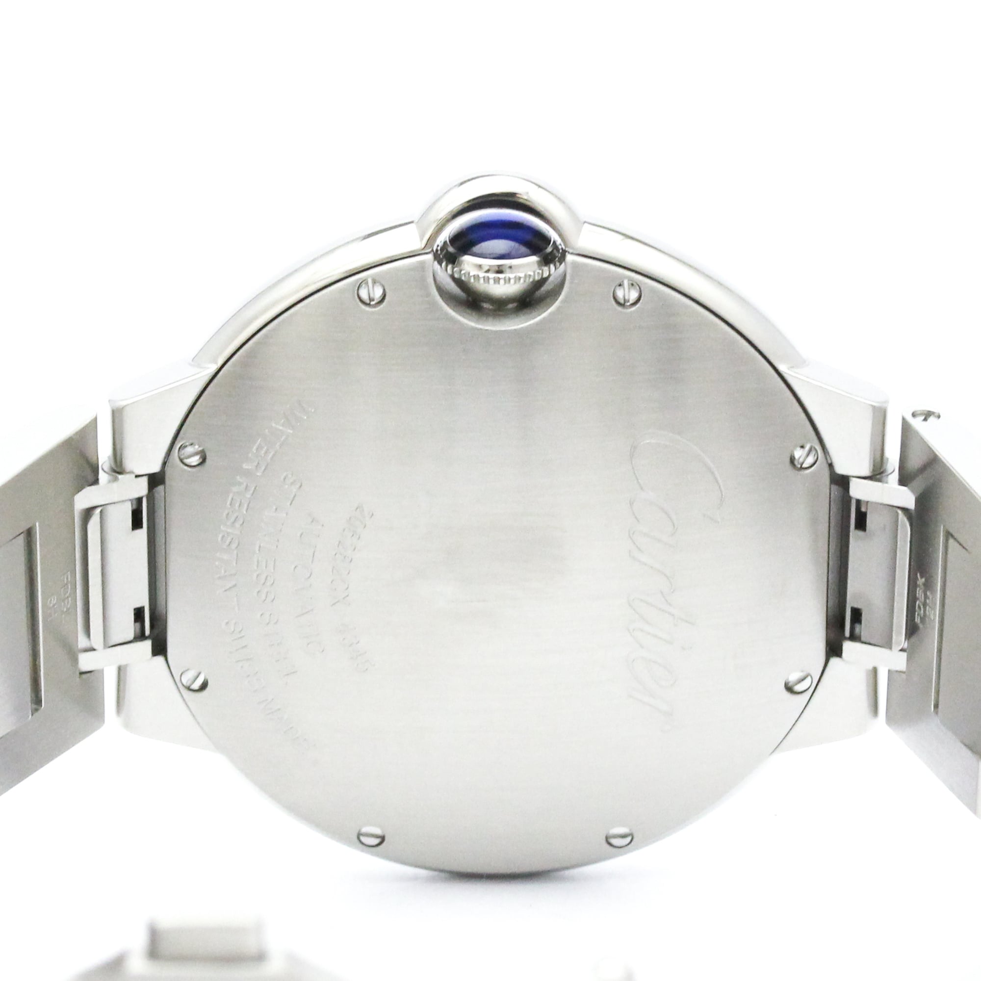 CARTIER Ballon Bleu Steel Automatic Mens Watch WSBB0060 Polished